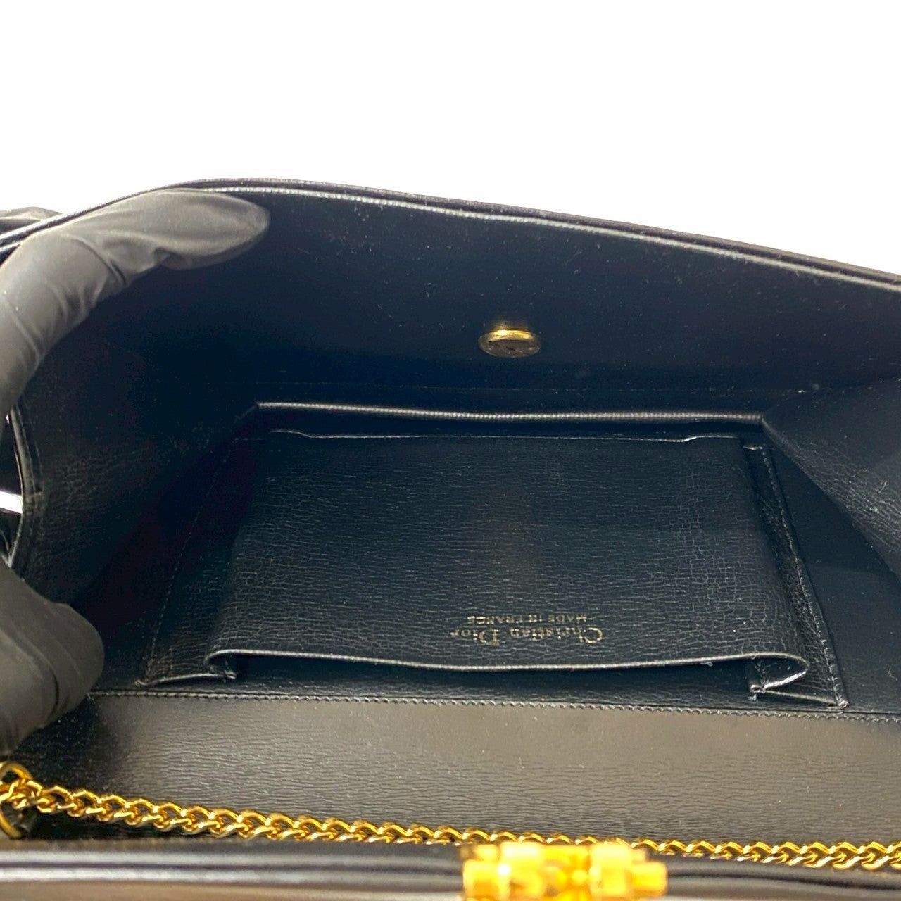 Dior Dior Shoulder Bag Black Leather Size ONE SIZE - 9 Thumbnail