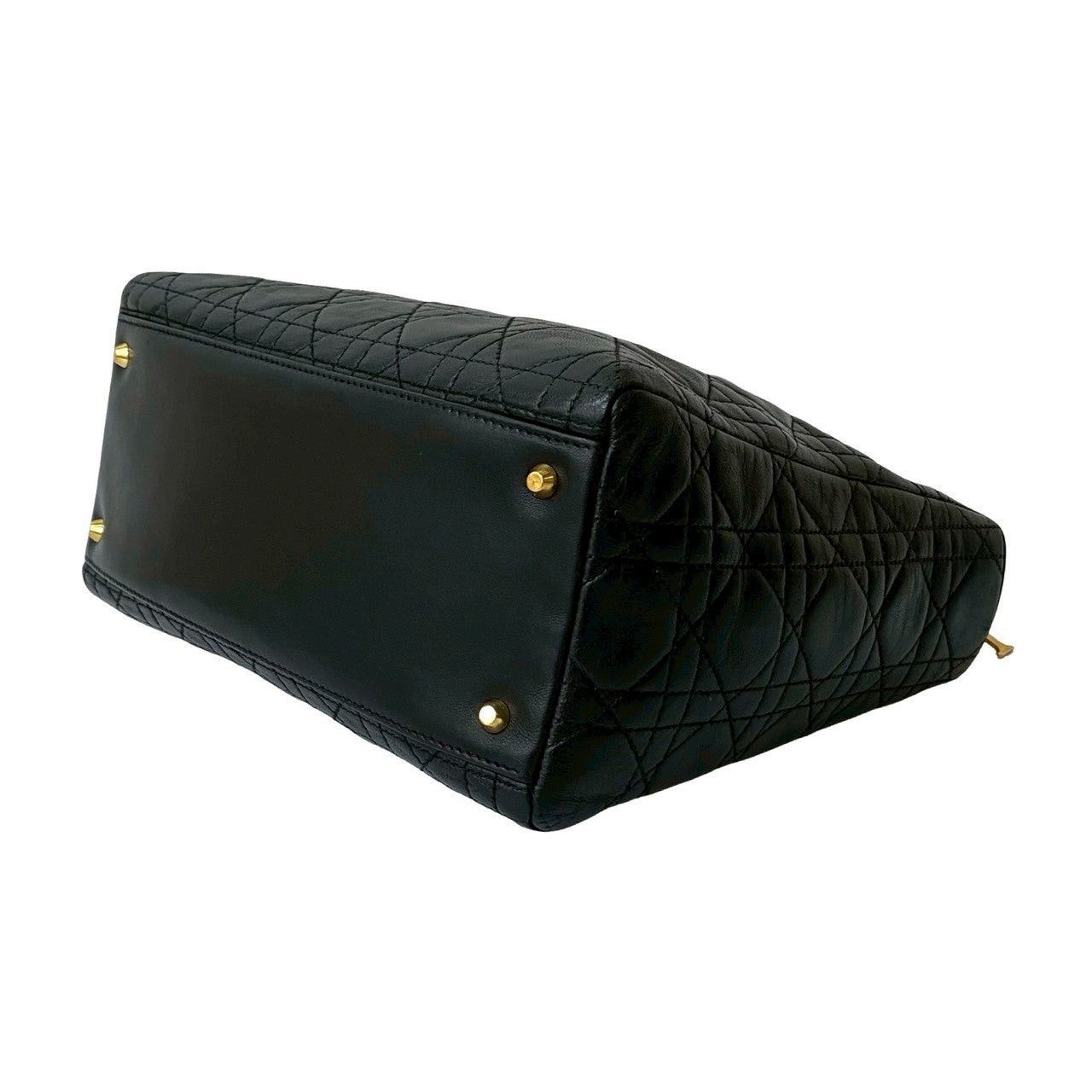 Dior Dior Handbag Black Leather Size ONE SIZE - 8 Thumbnail