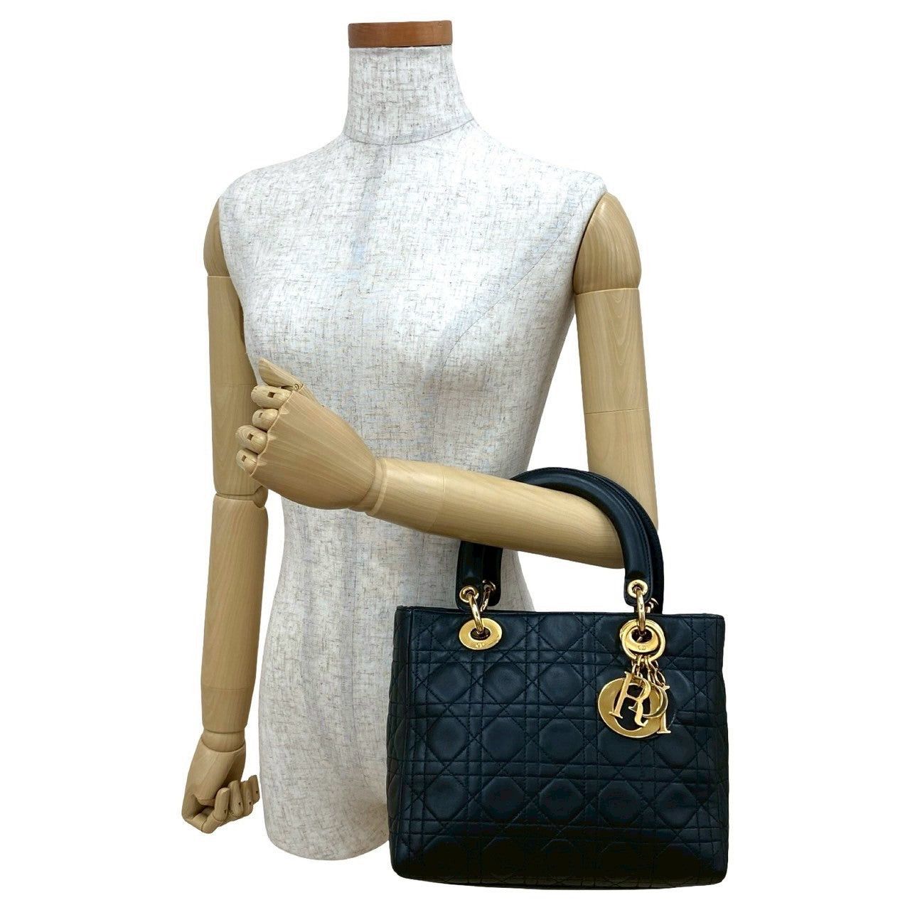 Dior Dior Handbag Black Leather Size ONE SIZE - 2 Thumbnail