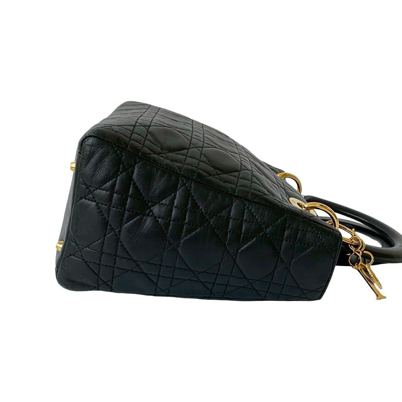 Dior Dior Handbag Black Leather Size ONE SIZE - 6 Thumbnail