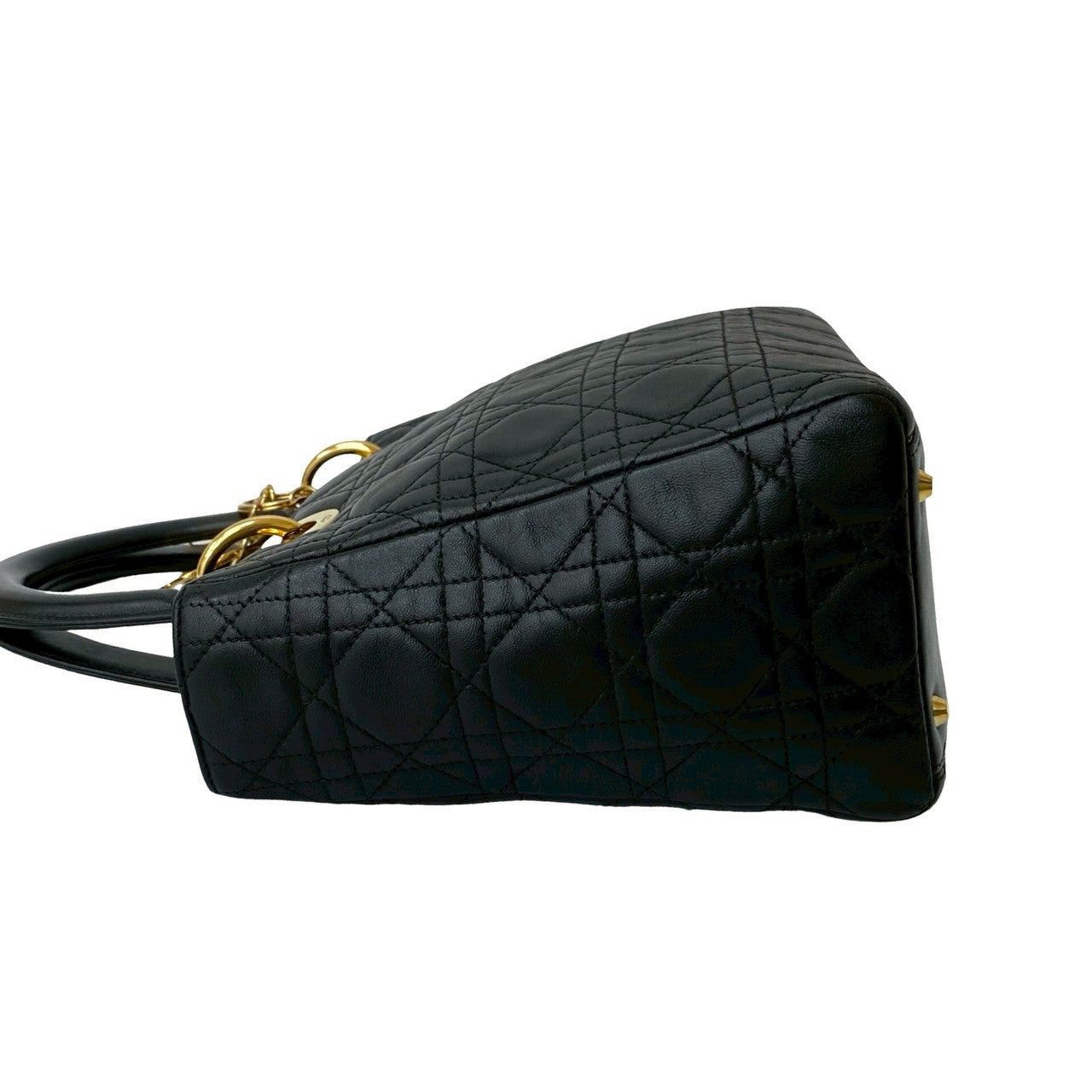 Dior Dior Handbag Black Leather Size ONE SIZE - 5 Thumbnail