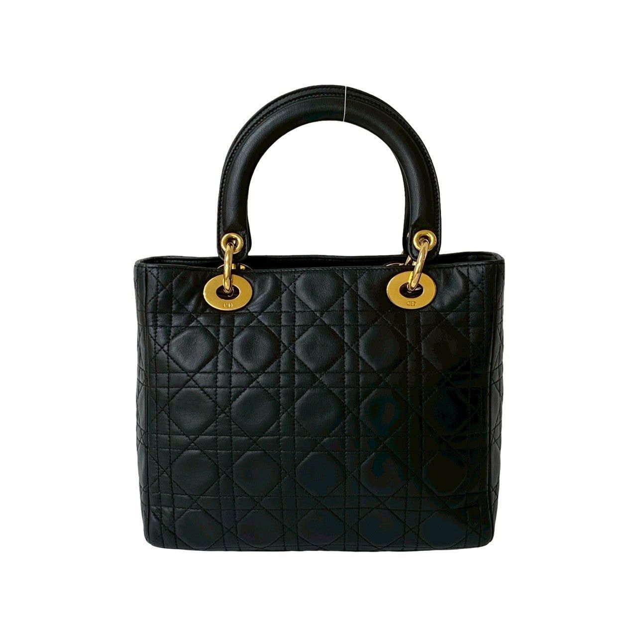 Dior Dior Handbag Black Leather Size ONE SIZE - 3 Thumbnail