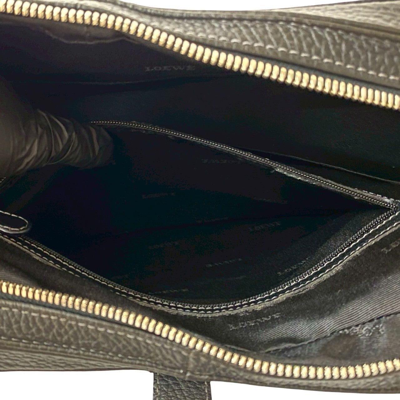 Loewe Loewe Handbag Black Leather Size ONE SIZE - 10 Thumbnail
