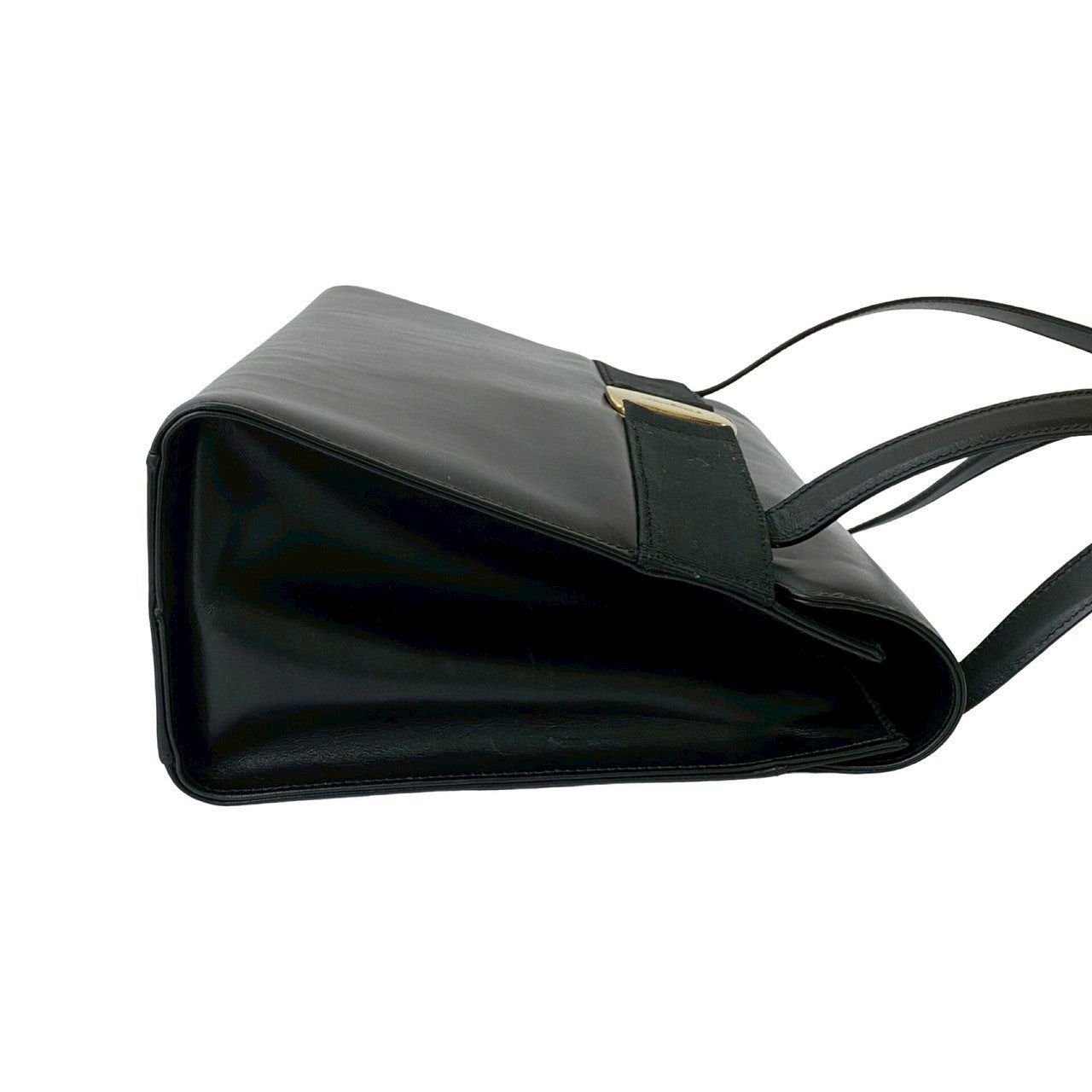 Salvatore Ferragamo Salvatore Ferragamo Tote Bag Black Leather Size ONE SIZE - 6 Thumbnail