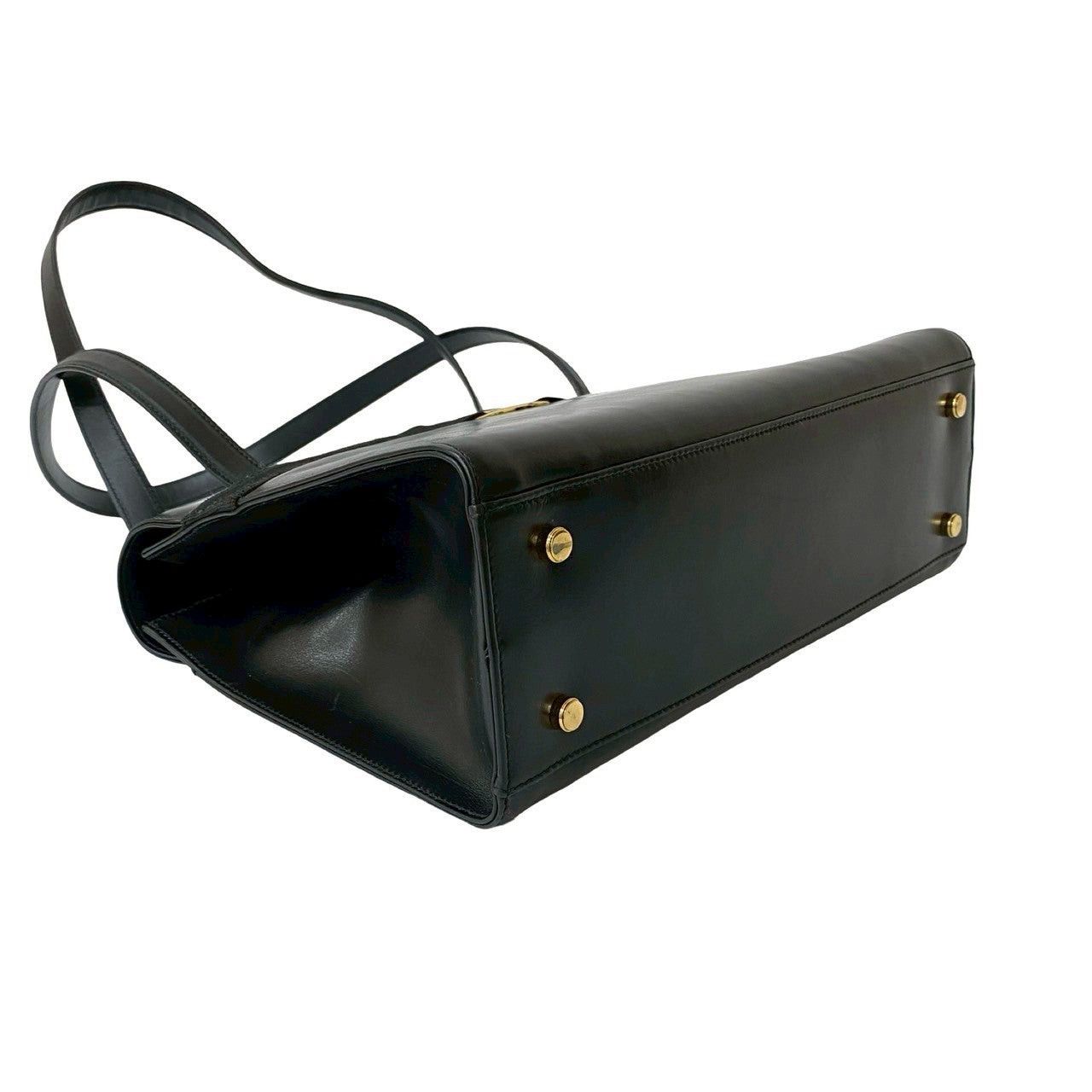 Salvatore Ferragamo Salvatore Ferragamo Tote Bag Black Leather Size ONE SIZE - 7 Thumbnail