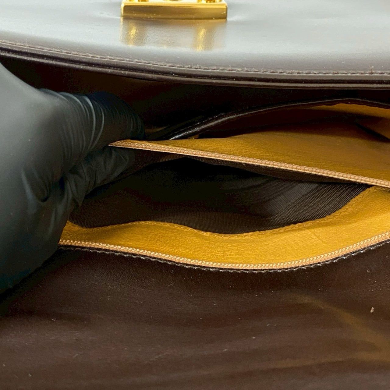 Gucci Gucci Shoulder Bag Brown Leather Size ONE SIZE - 10 Thumbnail