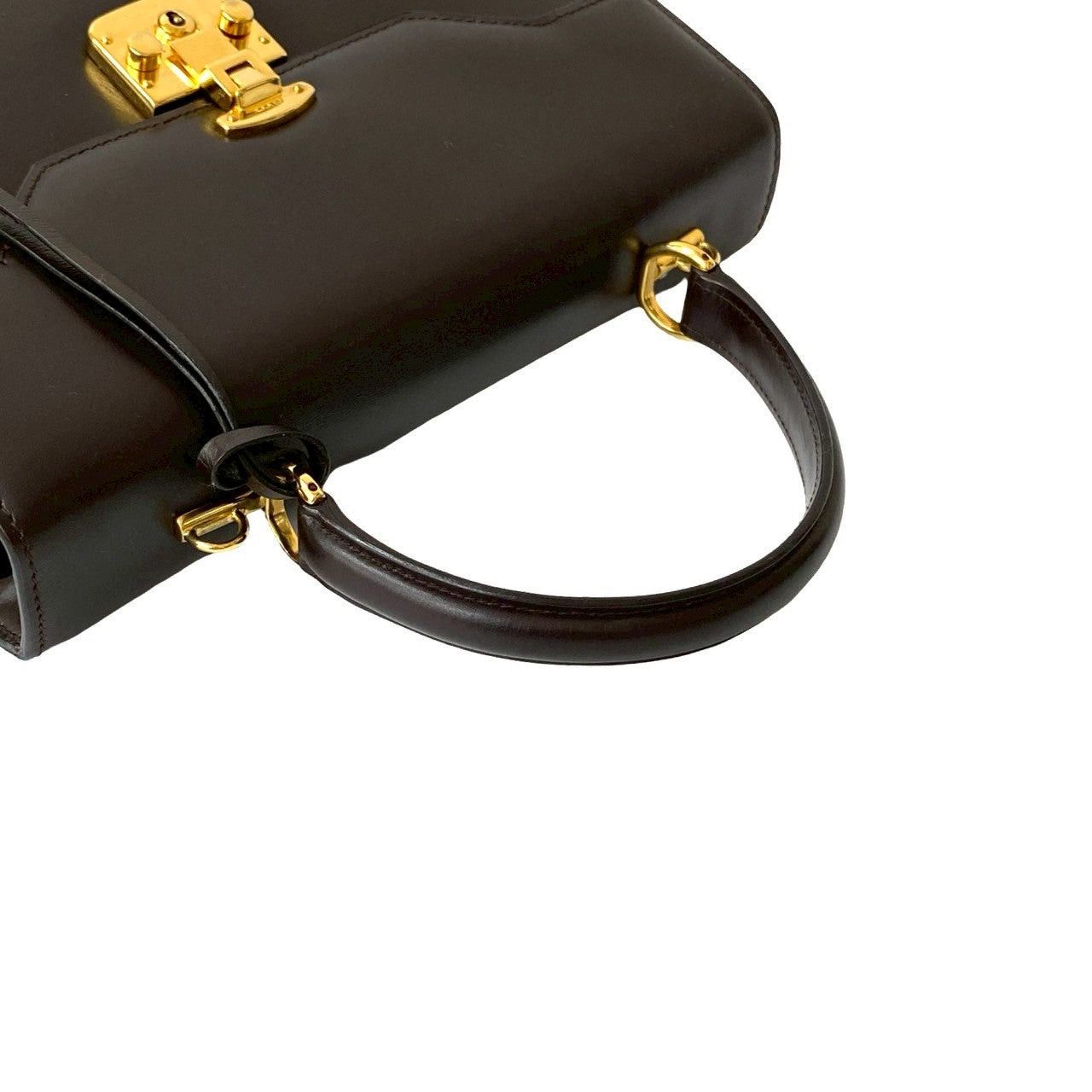 Gucci Gucci Shoulder Bag Brown Leather Size ONE SIZE - 4 Thumbnail