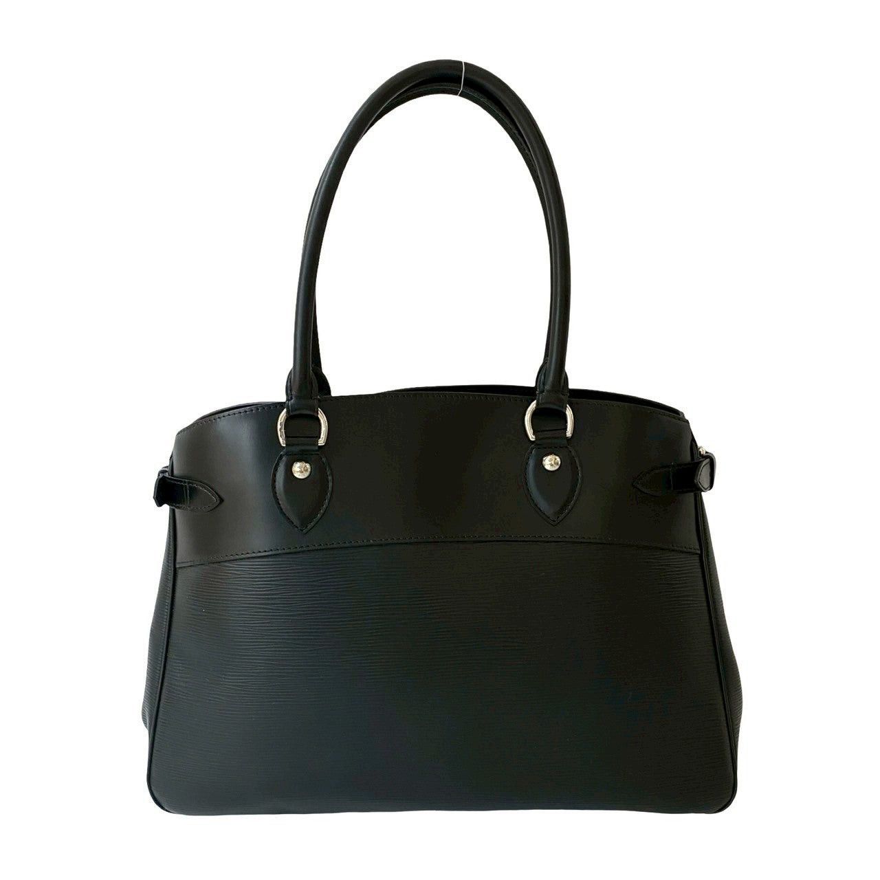 Louis Vuitton Louis Vuitton Tote Bag Black Leather Size ONE SIZE - 3 Thumbnail