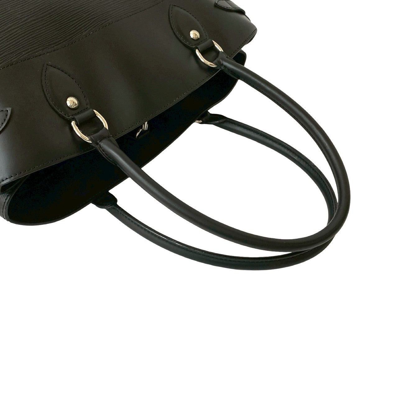 Louis Vuitton Louis Vuitton Tote Bag Black Leather Size ONE SIZE - 4 Thumbnail