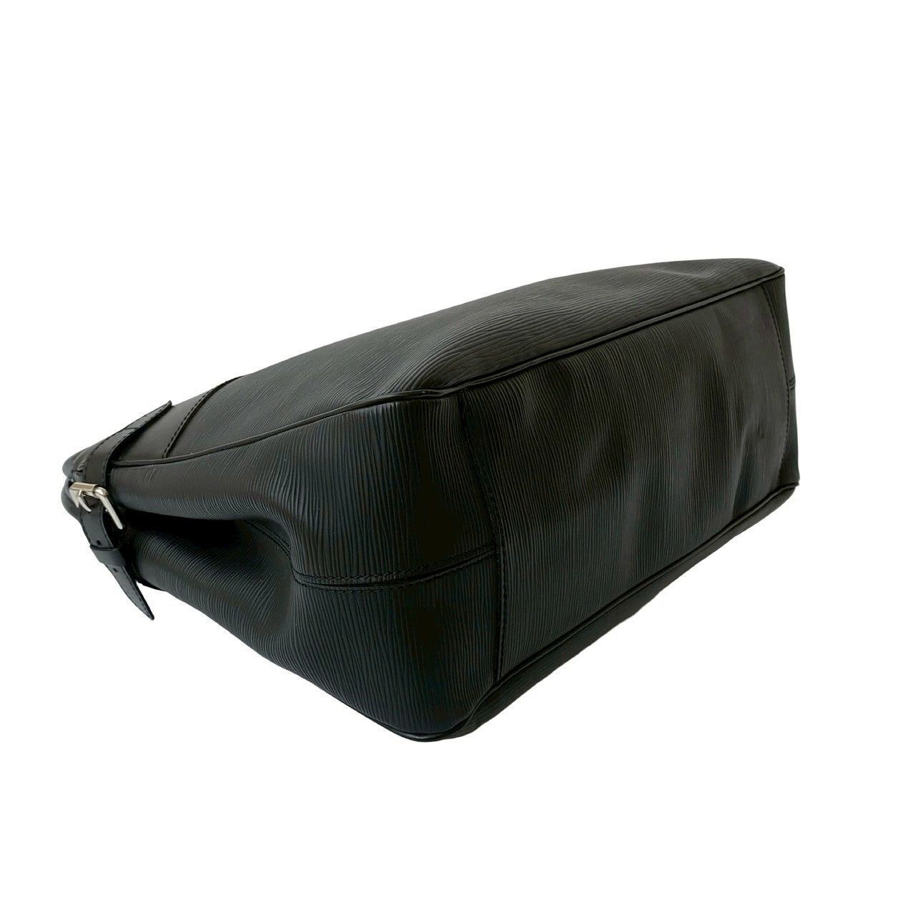 Louis Vuitton Louis Vuitton Tote Bag Black Leather Size ONE SIZE - 7 Thumbnail