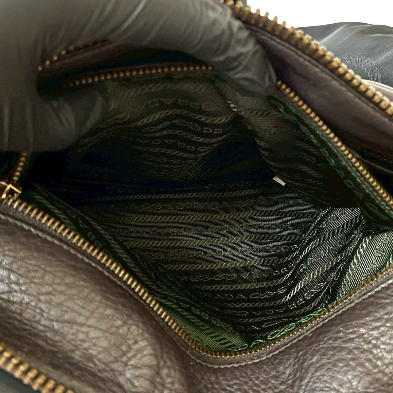 Prada Prada Shoulder Bag Black Synthetic Size ONE SIZE - 10 Thumbnail