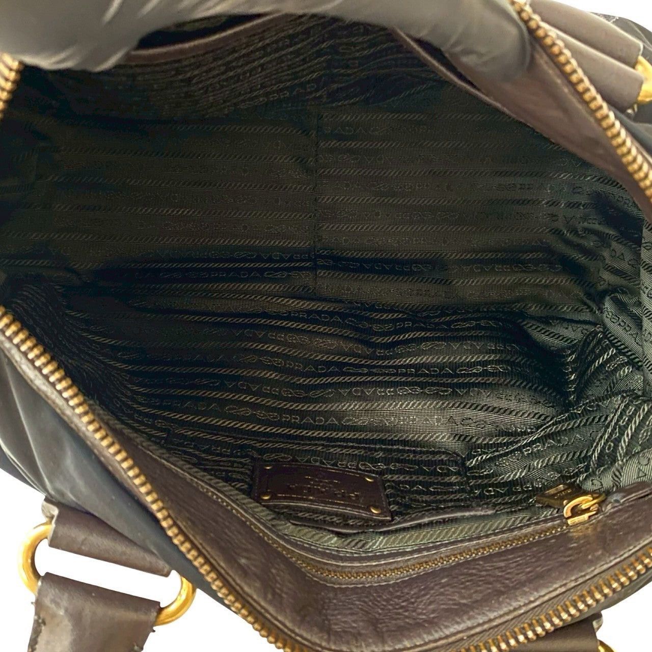 Prada Prada Shoulder Bag Black Synthetic Size ONE SIZE - 9 Thumbnail
