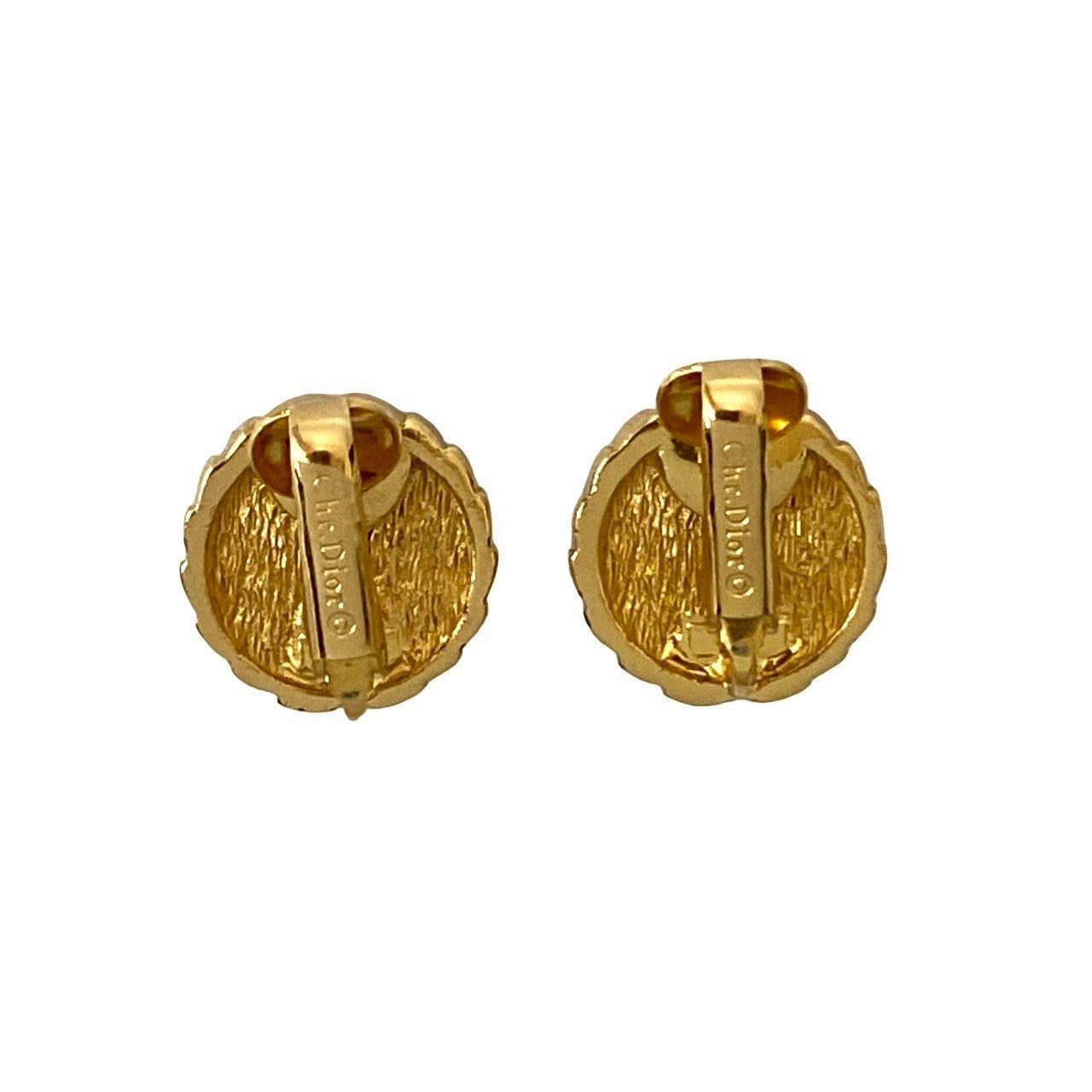 Dior Dior Earrings Gold Plated Size ONE SIZE - 4 Thumbnail