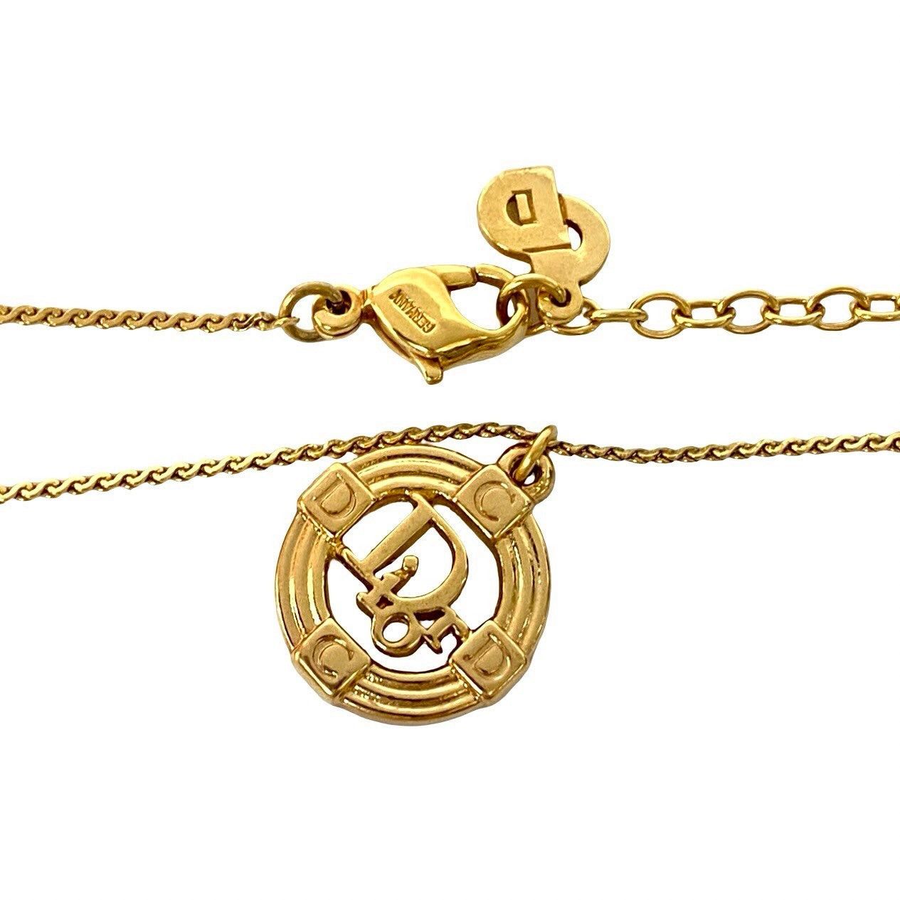 Dior Dior Necklace Gold Plated Size ONE SIZE - 2 Thumbnail