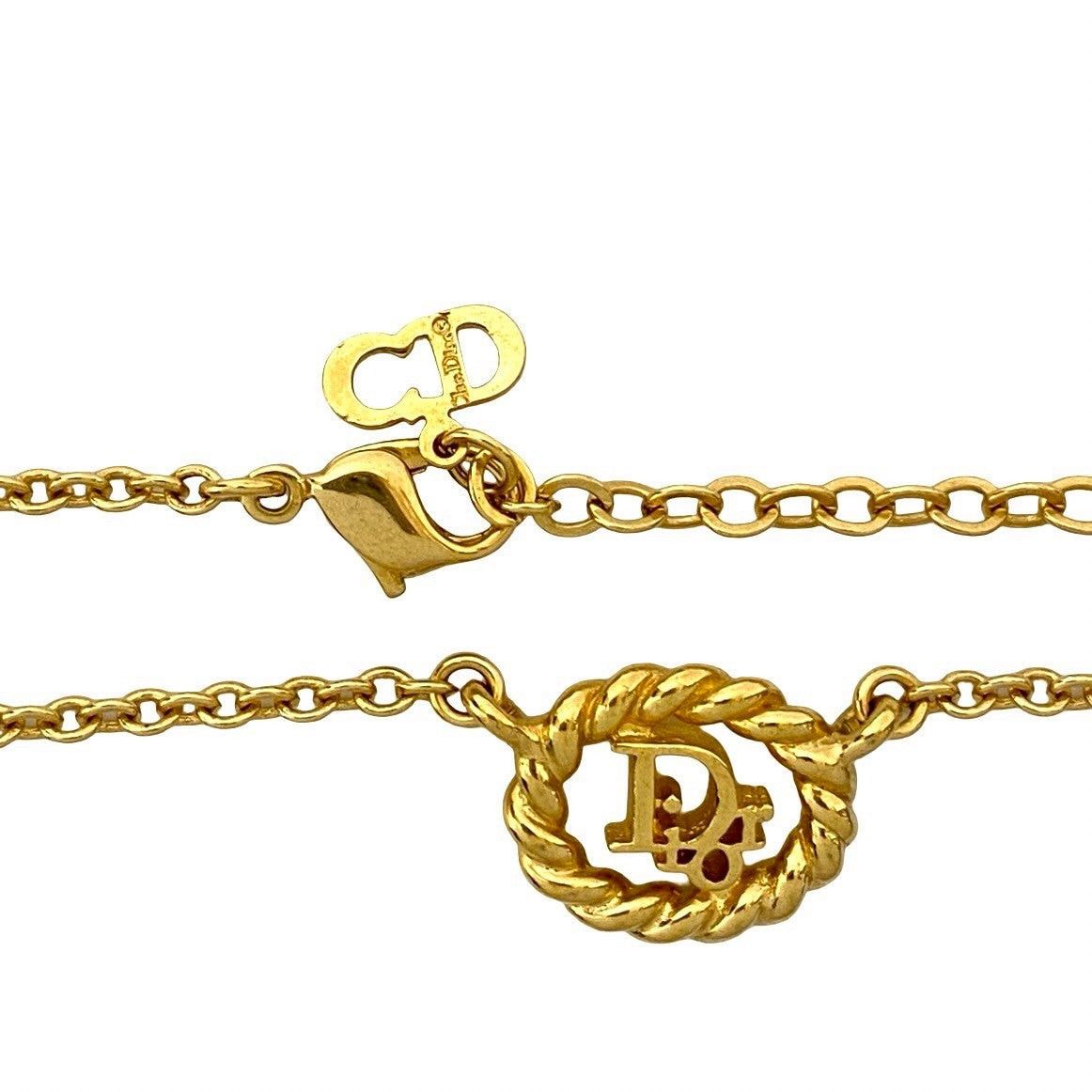 Dior Dior Necklace Gold Plated Size ONE SIZE - 2 Thumbnail