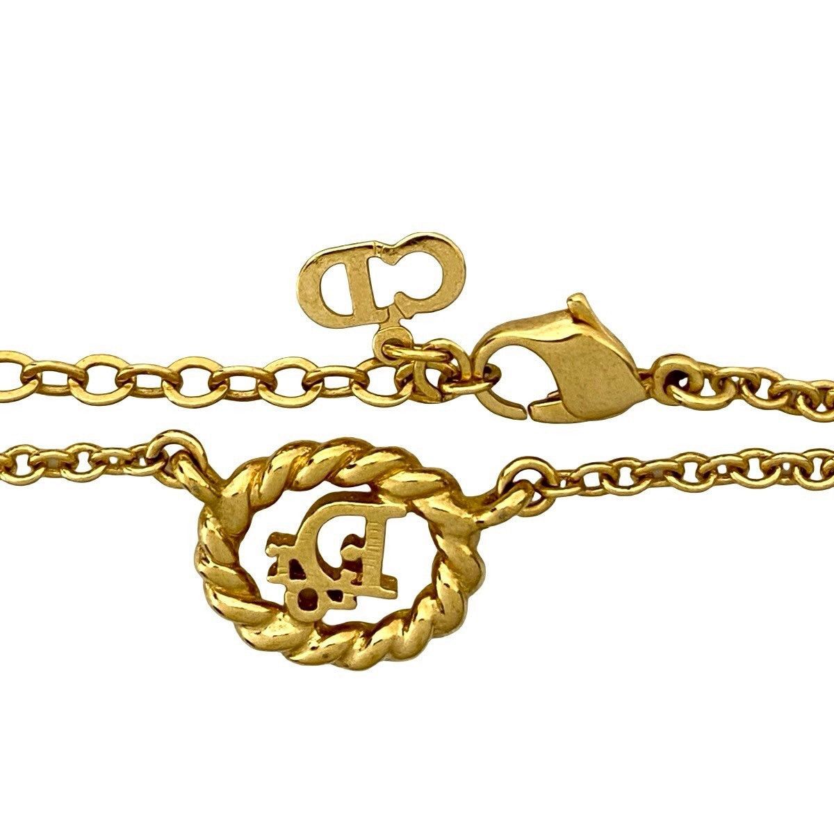Dior Dior Necklace Gold Plated Size ONE SIZE - 3 Thumbnail