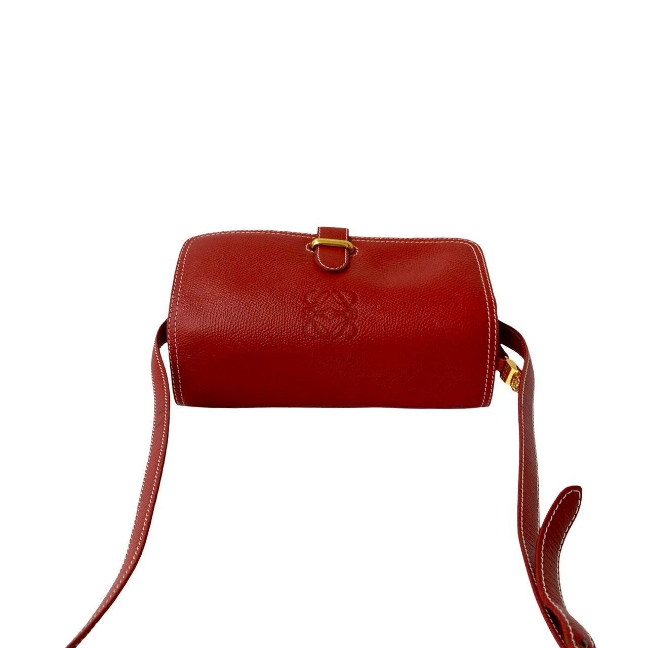 Loewe Loewe Shoulder Bag Red Leather Size ONE SIZE - 4 Thumbnail