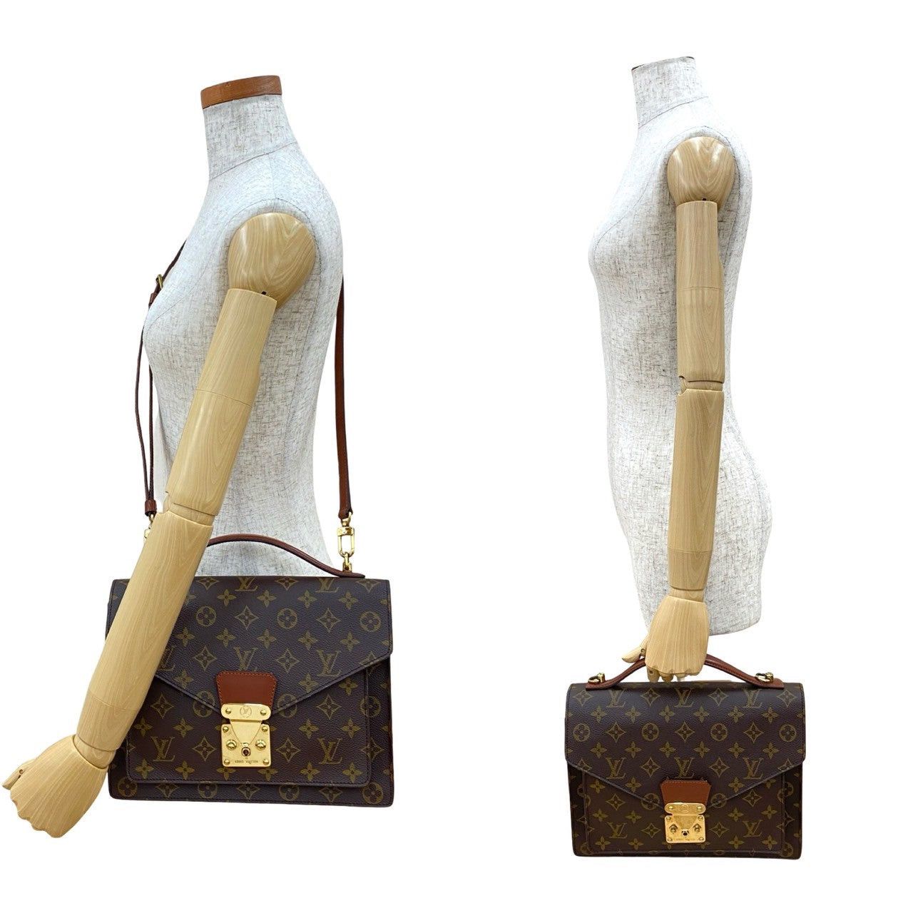 Louis Vuitton Louis Vuitton Shoulder Bag Brown Leather Size ONE SIZE - 2 Thumbnail