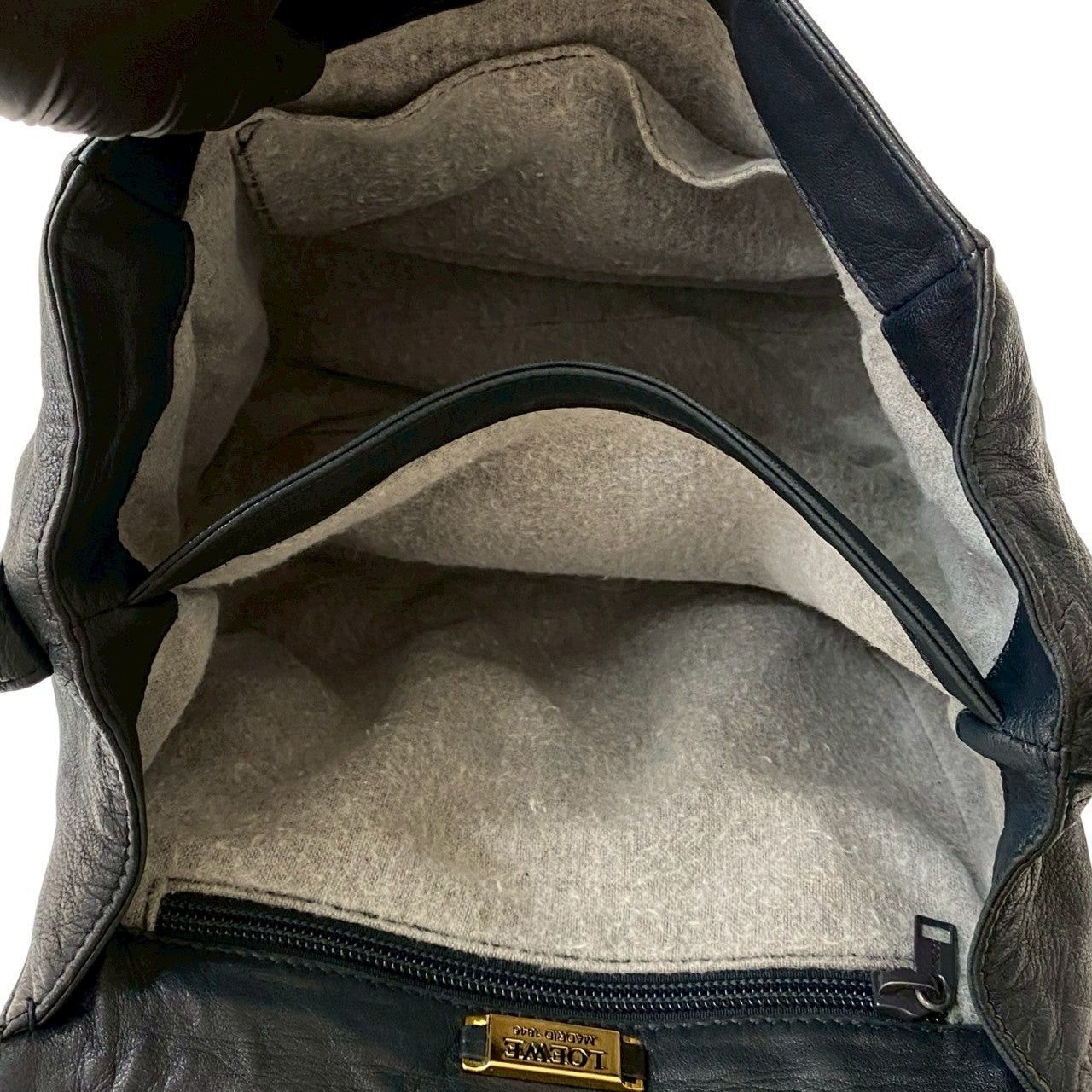 Loewe Loewe Shoulder Bag Blue Leather Size ONE SIZE - 9 Thumbnail