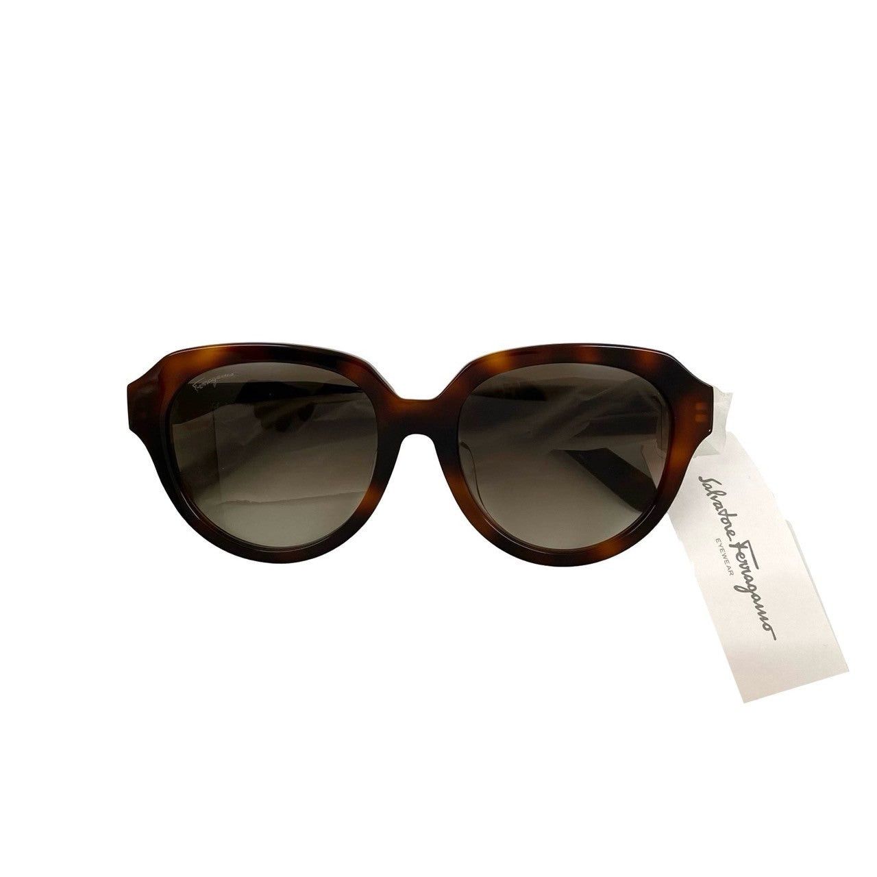 Salvatore Ferragamo Salvatore Ferragamo Sunglasses Brown Plastic Size ONE SIZE - 2 Thumbnail