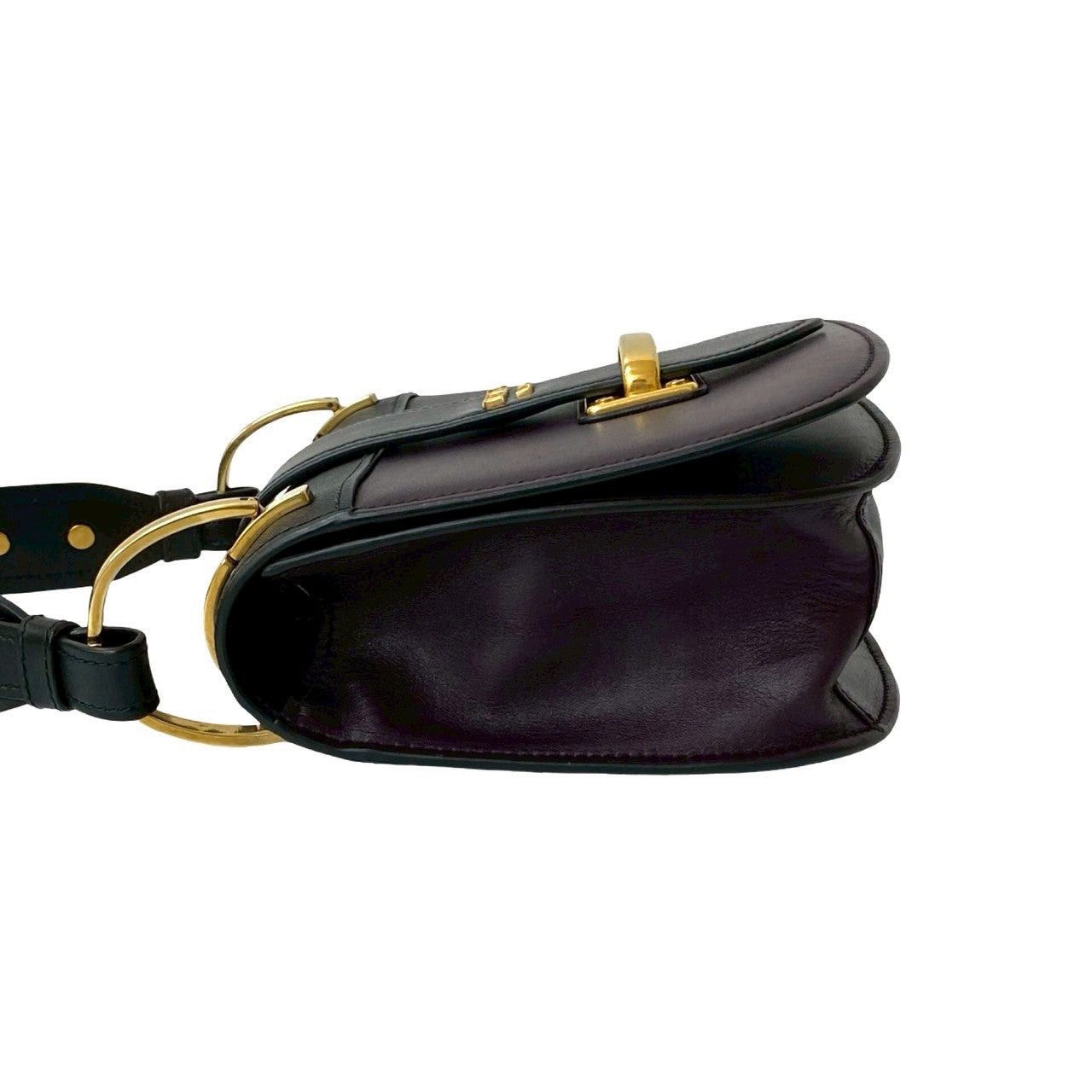 Prada Prada Shoulder Bag Black Leather Size ONE SIZE - 5 Thumbnail