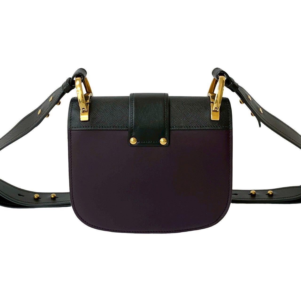Prada Prada Shoulder Bag Black Leather Size ONE SIZE - 3 Thumbnail