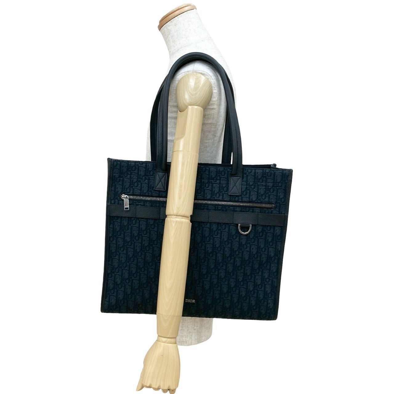 Dior Dior Tote Bag Black Cotton Size ONE SIZE - 2 Thumbnail