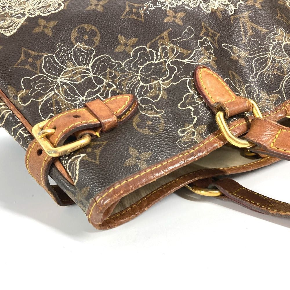 Louis Vuitton Louis Vuitton M95399 Monogram Synthesizer Batignolles Orisontal Tote Bag Briefcase Shawl Shoulder Canvas Women Brown Size ONE SIZE - 9 Thumbnail