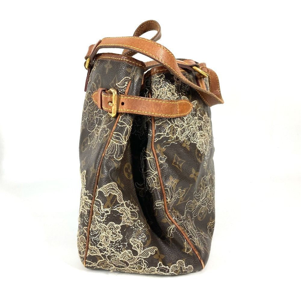 Louis Vuitton Louis Vuitton M95399 Monogram Synthesizer Batignolles Orisontal Tote Bag Briefcase Shawl Shoulder Canvas Women Brown Size ONE SIZE - 4 Thumbnail
