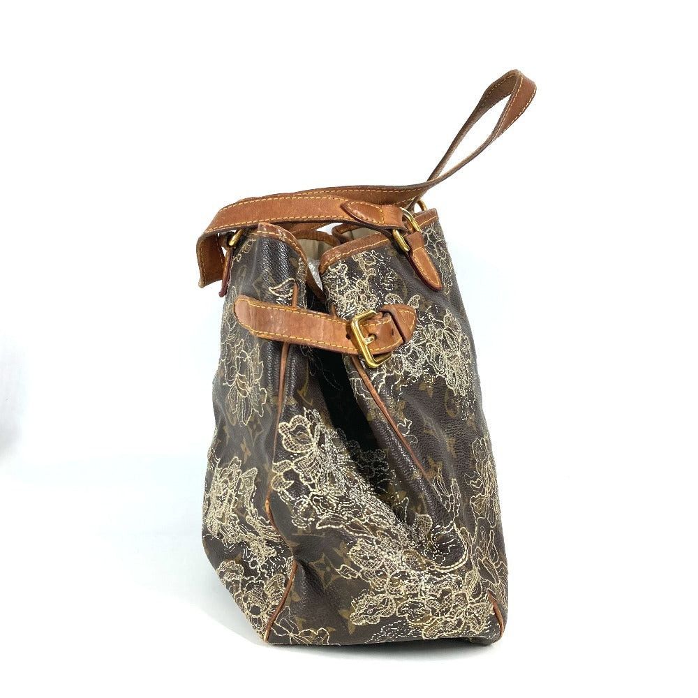 Louis Vuitton Louis Vuitton M95399 Monogram Synthesizer Batignolles Orisontal Tote Bag Briefcase Shawl Shoulder Canvas Women Brown Size ONE SIZE - 3 Thumbnail