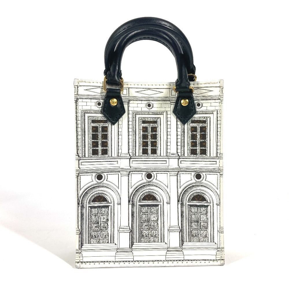 Louis Vuitton Louis Vuitton M80991 Fornasetti Collaboration Petite Sackpla Briefcase Diagonal Hanging (E.G. Of A Rocket) Handbag Pochette Metis 2 Way Bag Shoulder Leather Women White Size ONE SIZE - 2 Thumbnail