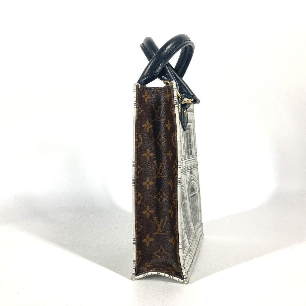 Louis Vuitton Louis Vuitton M80991 Fornasetti Collaboration Petite Sackpla Briefcase Diagonal Hanging (E.G. Of A Rocket) Handbag Pochette Metis 2 Way Bag Shoulder Leather Women White Size ONE SIZE - 3 Thumbnail