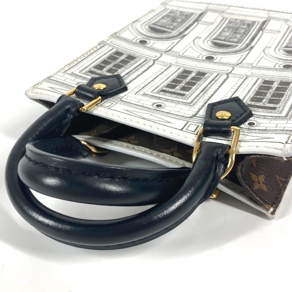 Louis Vuitton Louis Vuitton M80991 Fornasetti Collaboration Petite Sackpla Briefcase Diagonal Hanging (E.G. Of A Rocket) Handbag Pochette Metis 2 Way Bag Shoulder Leather Women White Size ONE SIZE - 8 Thumbnail