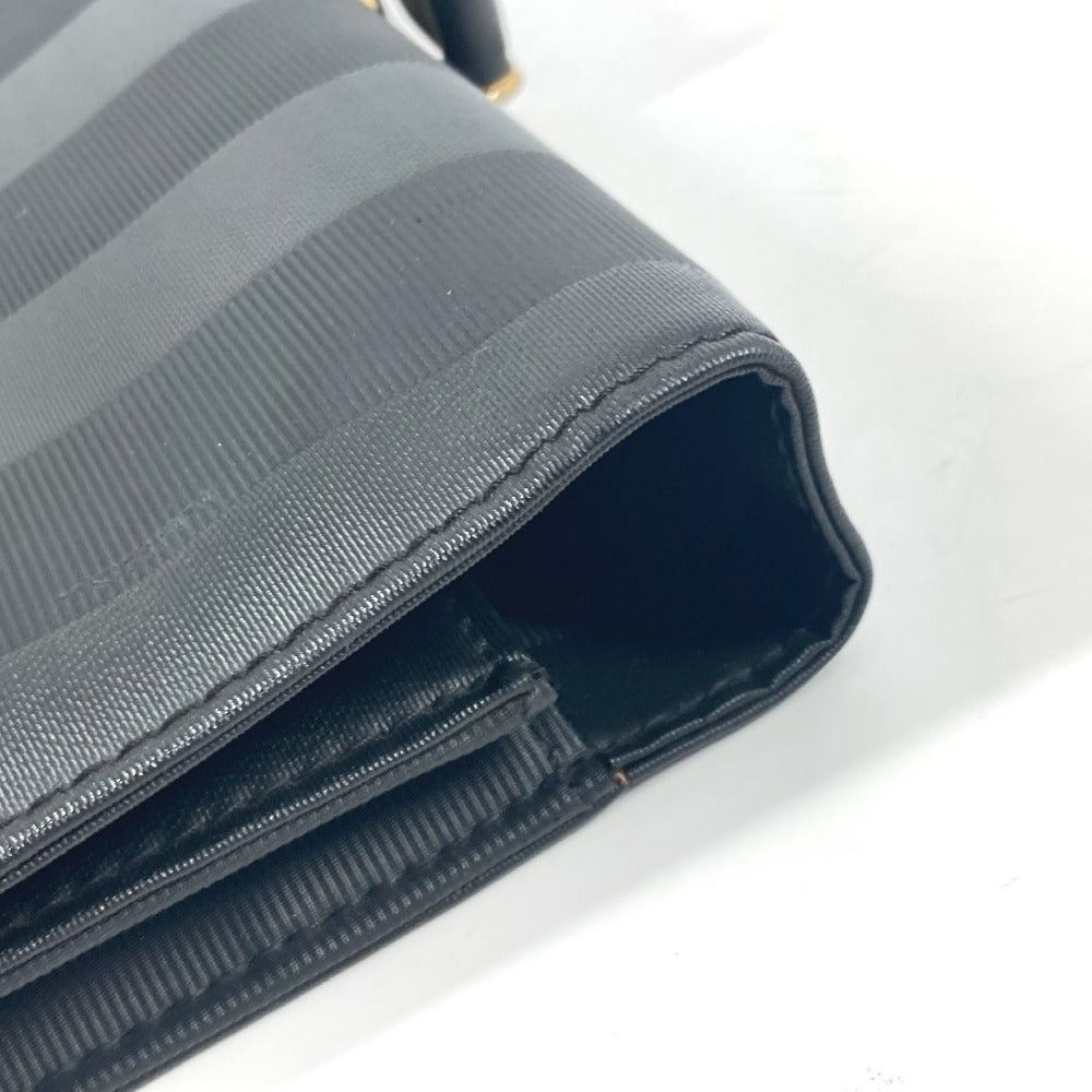 Fendi Fendi Pecan Logo Tote Bag Handbag Porte-Documents Business Pvc/Leather Unisex Black Size ONE SIZE - 7 Thumbnail
