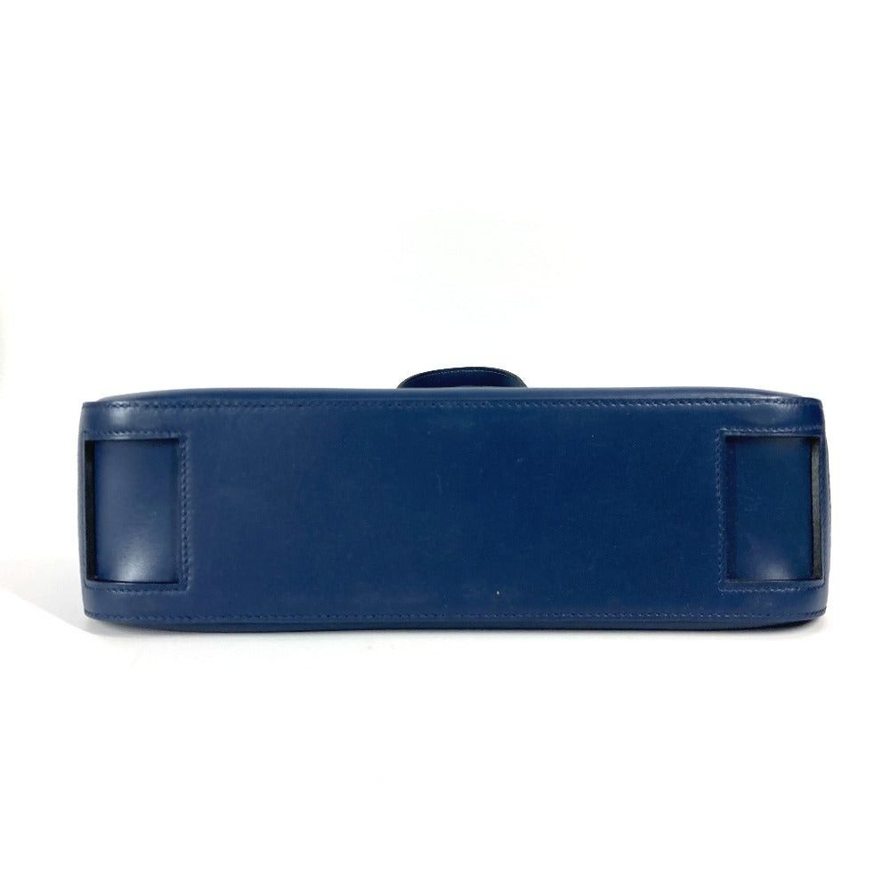 Hermes Hermes Escapada Tote Bag Handbag Porte-Documents Business Box Calf Unisex Blue Size ONE SIZE - 5 Thumbnail