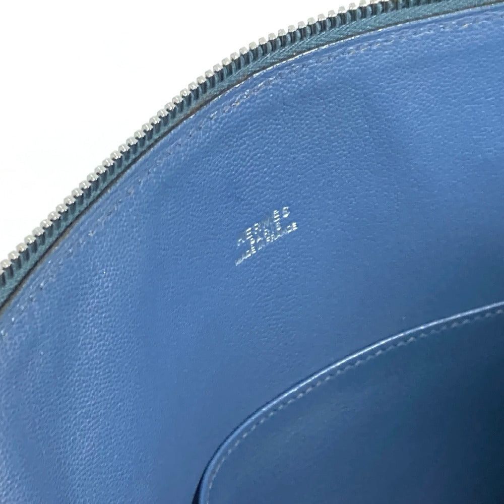 Hermes Hermes Escapada Tote Bag Handbag Porte-Documents Business Box Calf Unisex Blue Size ONE SIZE - 16 Thumbnail