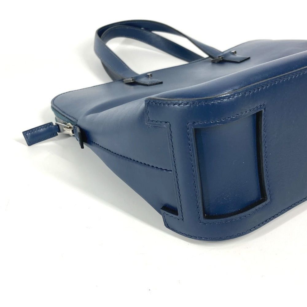 Hermes Hermes Escapada Tote Bag Handbag Porte-Documents Business Box Calf Unisex Blue Size ONE SIZE - 7 Thumbnail