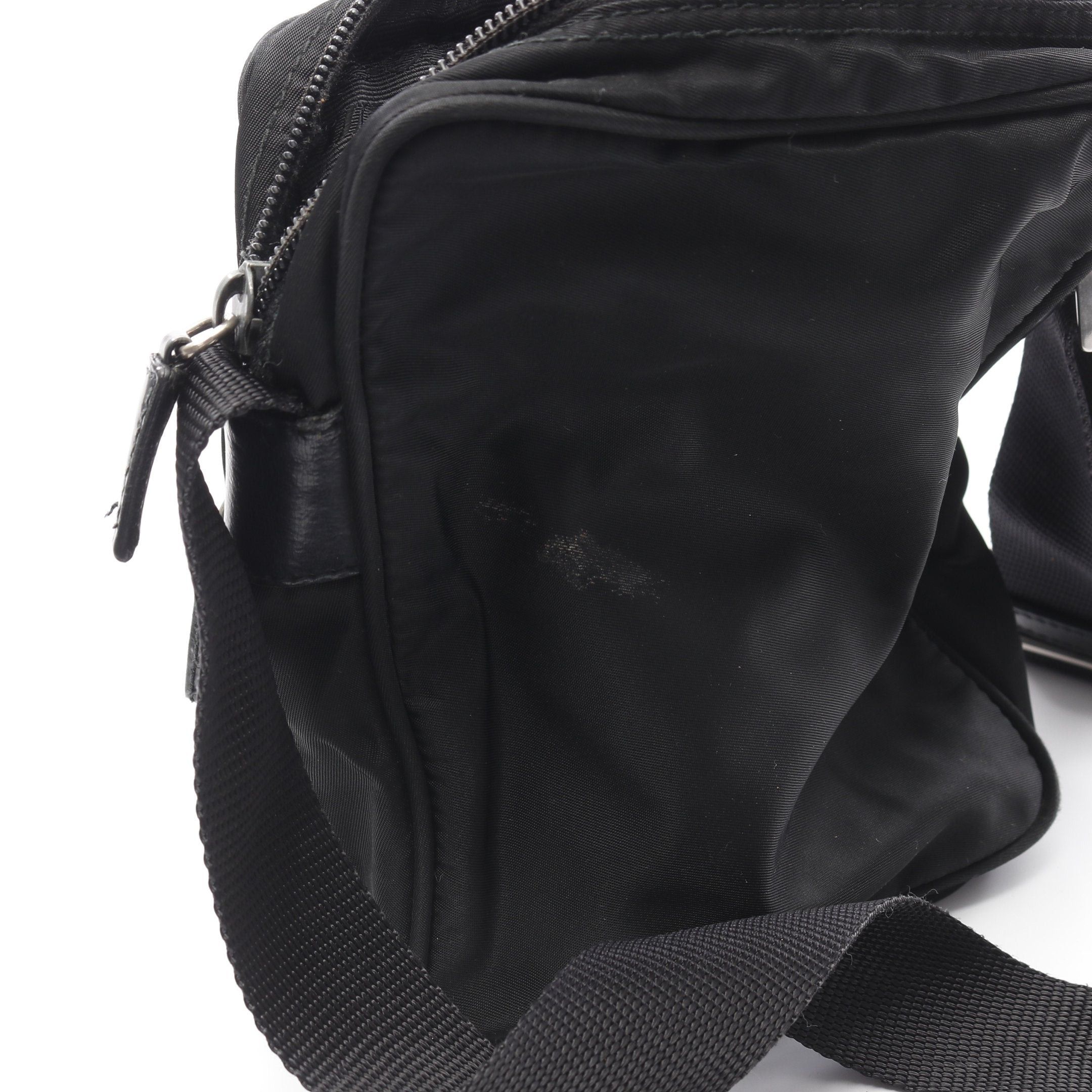 Prada Prada Shoulder Bag Nylon Leather Black Size ONE SIZE - 9 Thumbnail