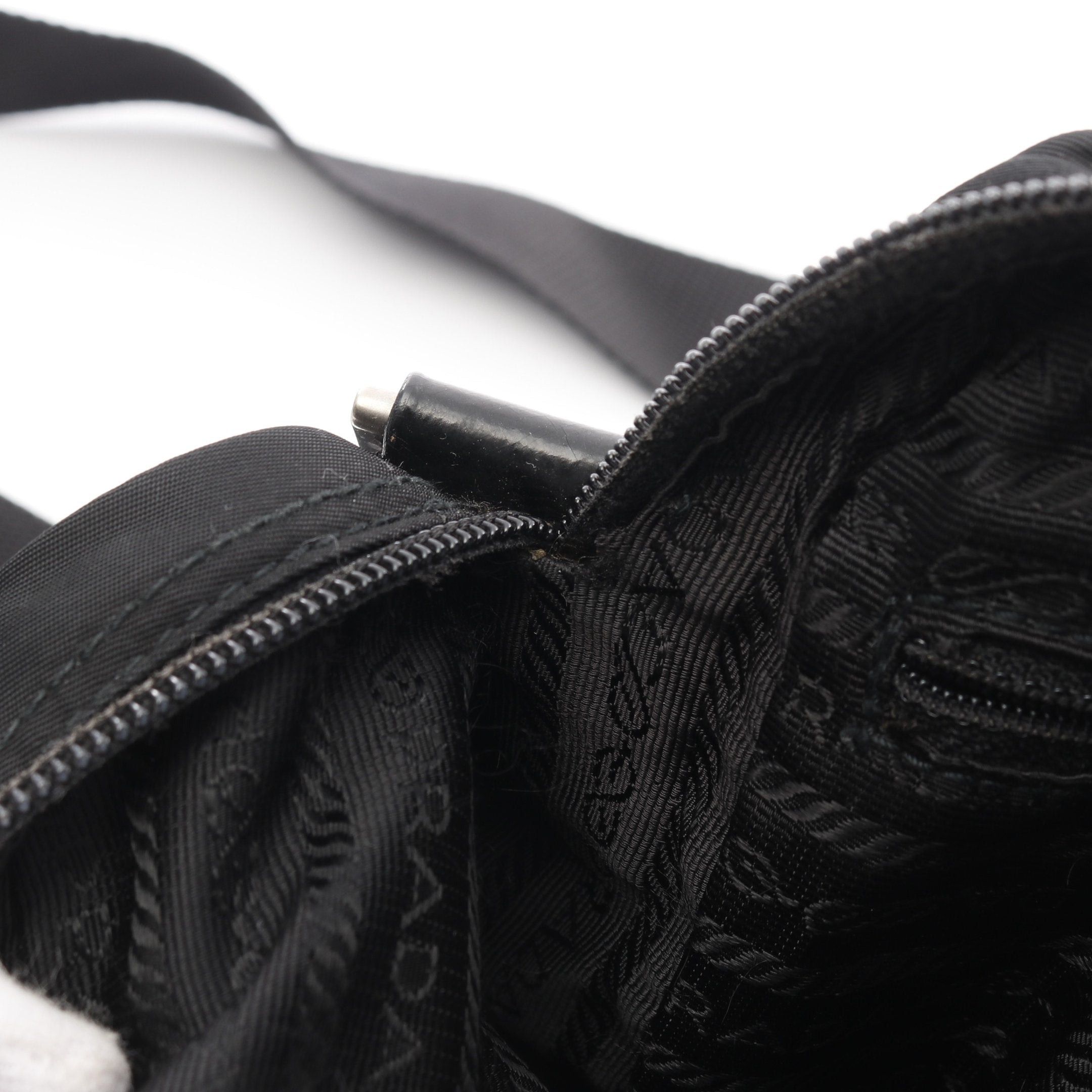 Prada Prada Shoulder Bag Nylon Leather Black Size ONE SIZE - 10 Thumbnail