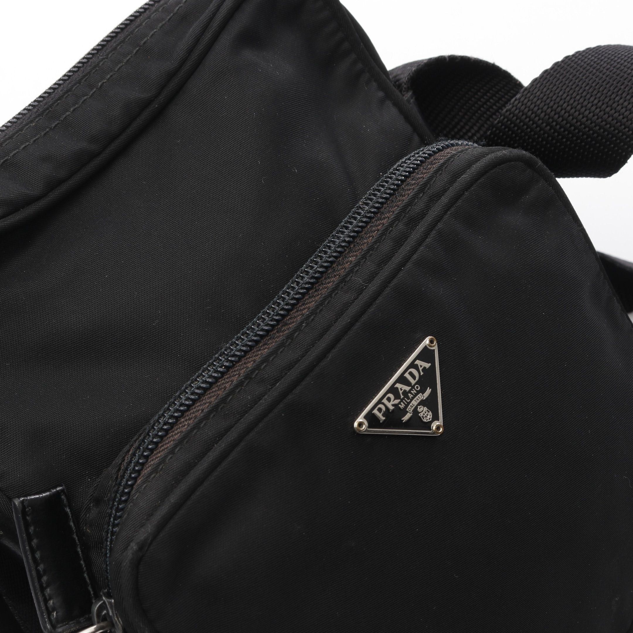 Prada Prada Shoulder Bag Nylon Leather Black Size ONE SIZE - 5 Thumbnail