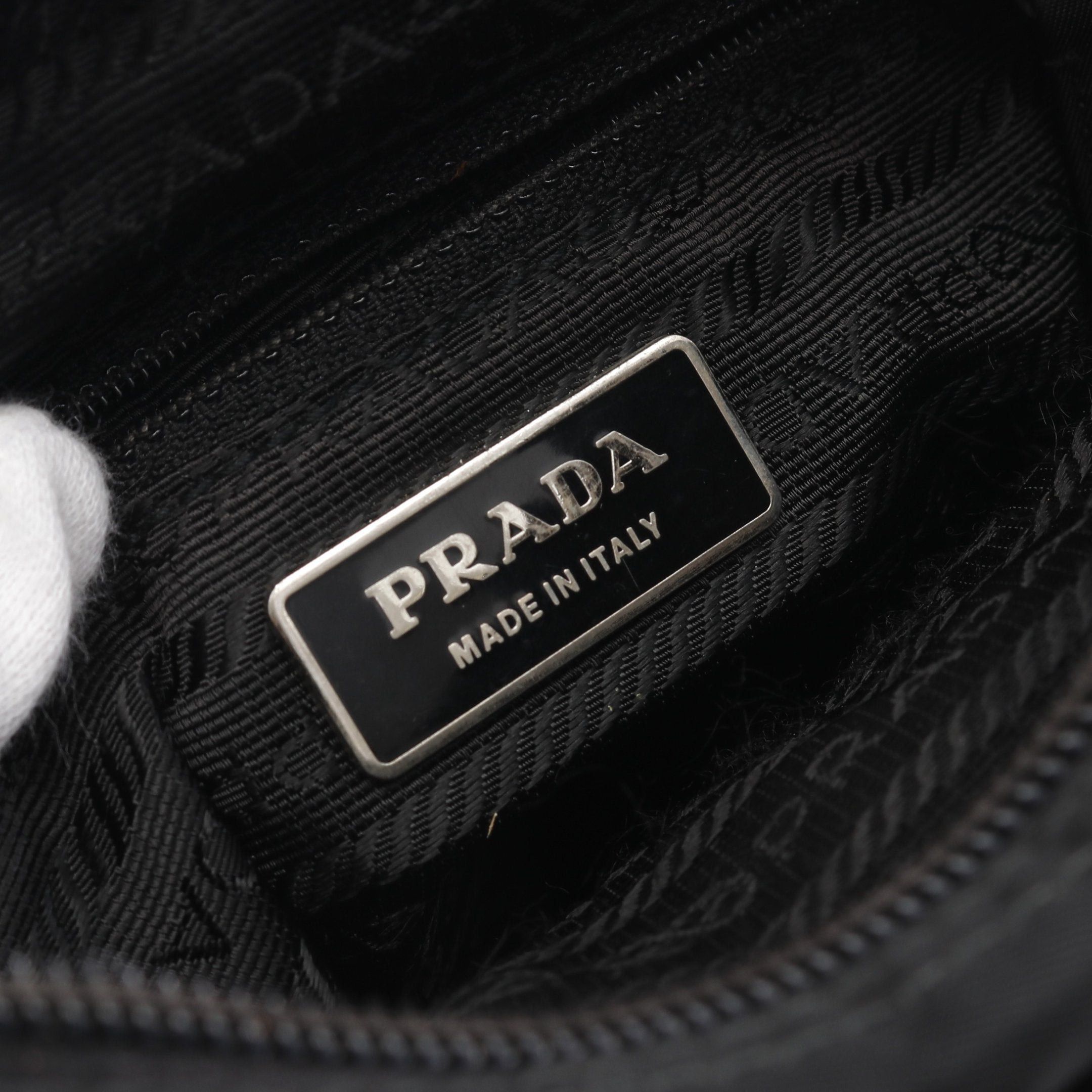 Prada Prada Shoulder Bag Nylon Leather Black Size ONE SIZE - 4 Thumbnail