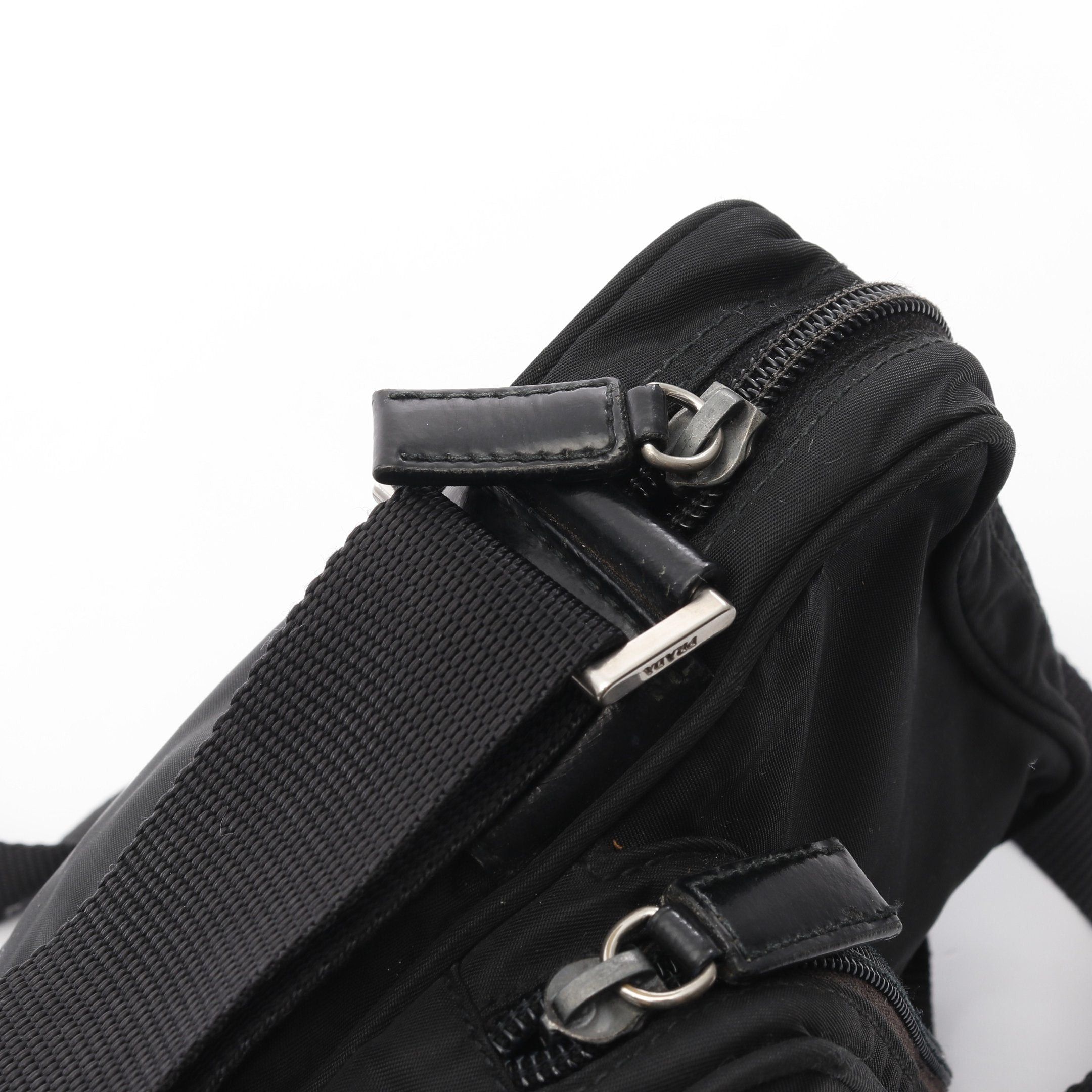 Prada Prada Shoulder Bag Nylon Leather Black Size ONE SIZE - 8 Thumbnail