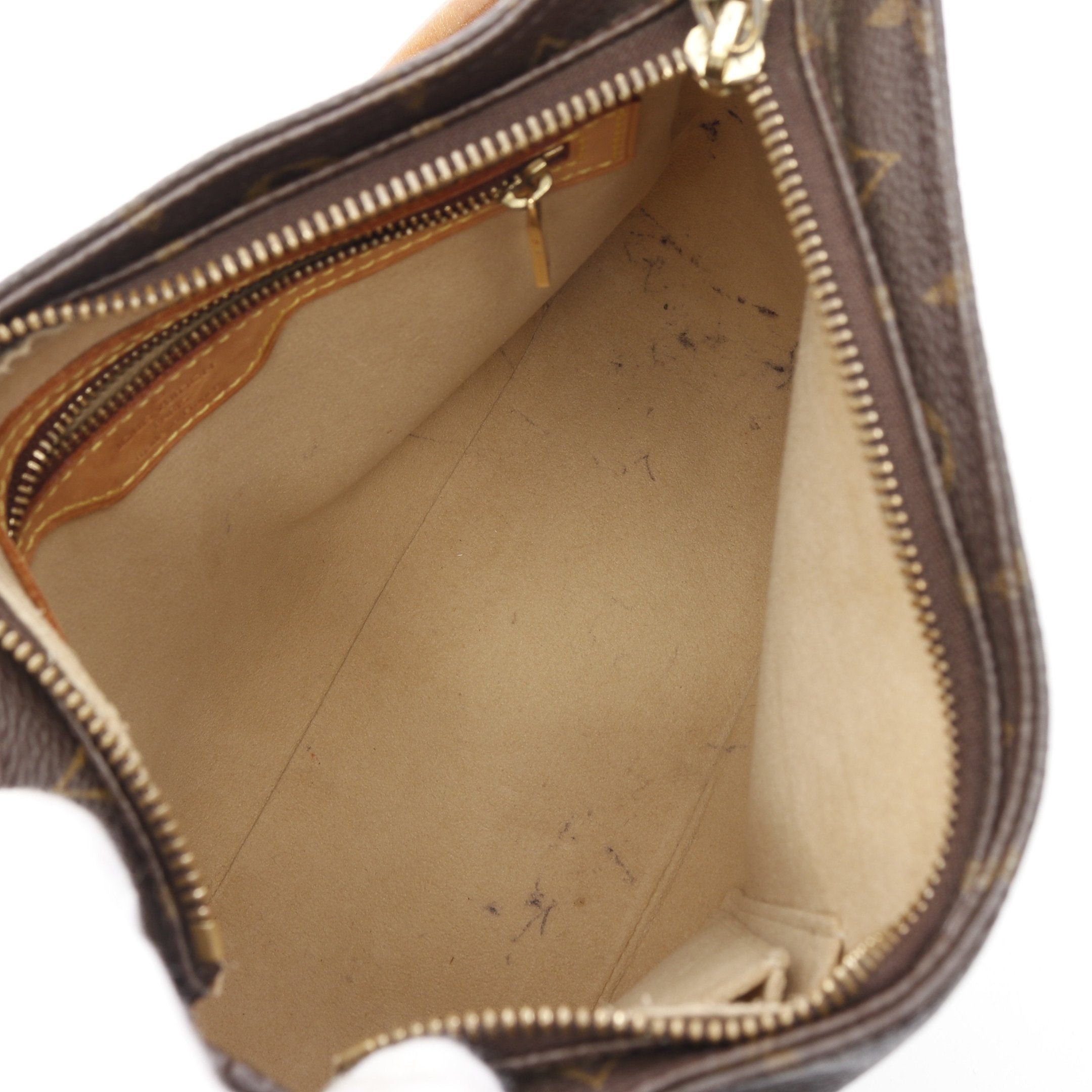 Louis Vuitton Louis Vuitton Looping Mm Monogram Shoulder Bag Leather Brown Size ONE SIZE - 3 Thumbnail