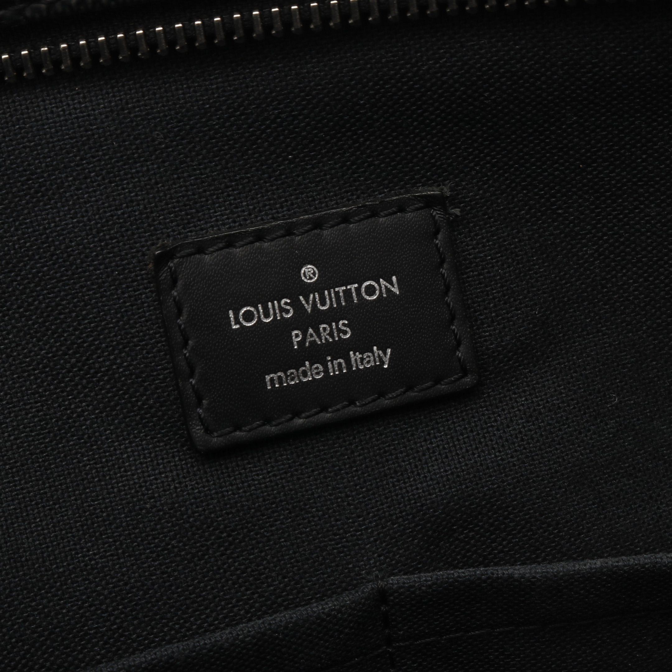 Louis Vuitton Louis Vuitton 7Dw Damier Graphite Briefcase Business Bag Leather Black Size ONE SIZE - 4 Thumbnail