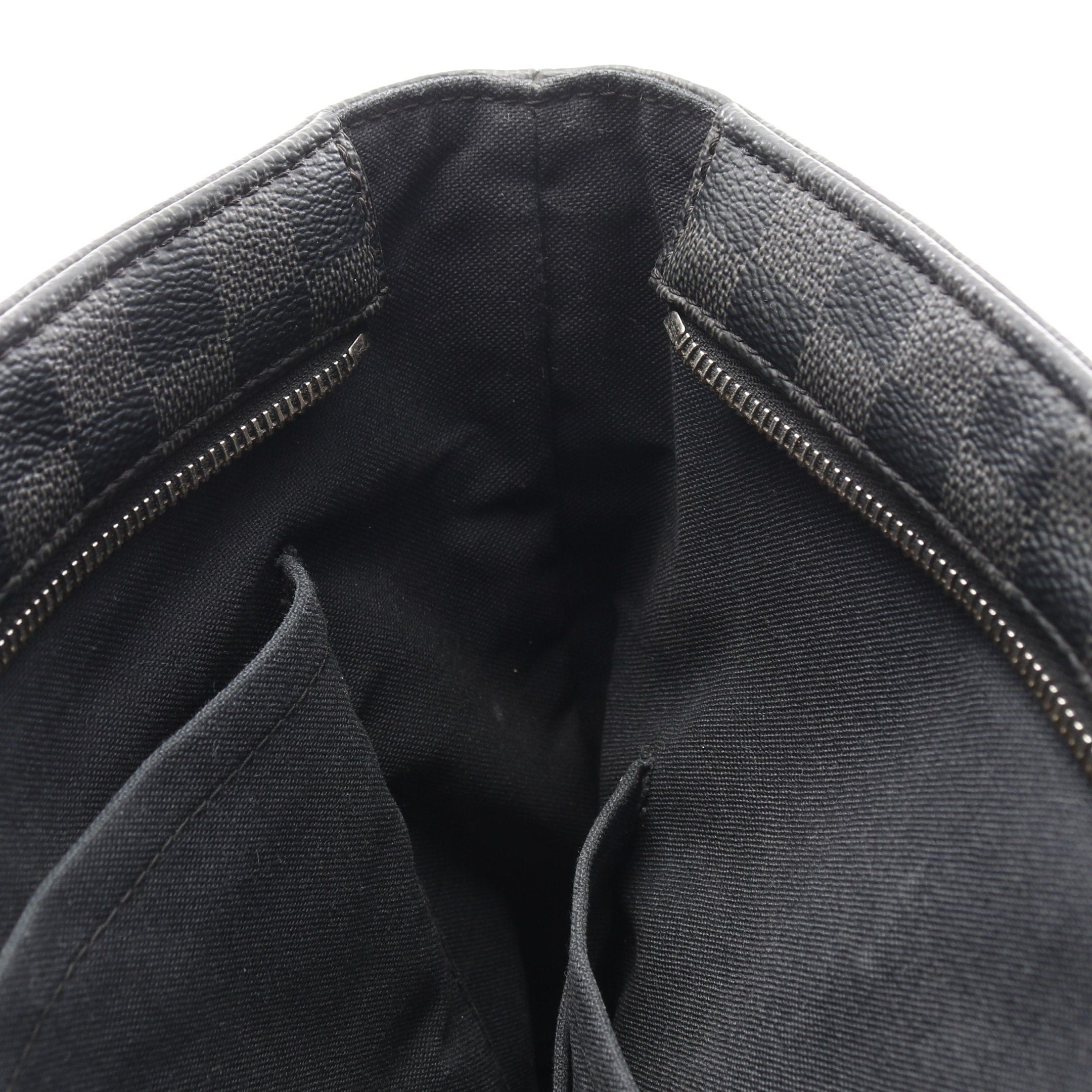 Louis Vuitton Louis Vuitton 7Dw Damier Graphite Briefcase Business Bag Leather Black Size ONE SIZE - 8 Thumbnail