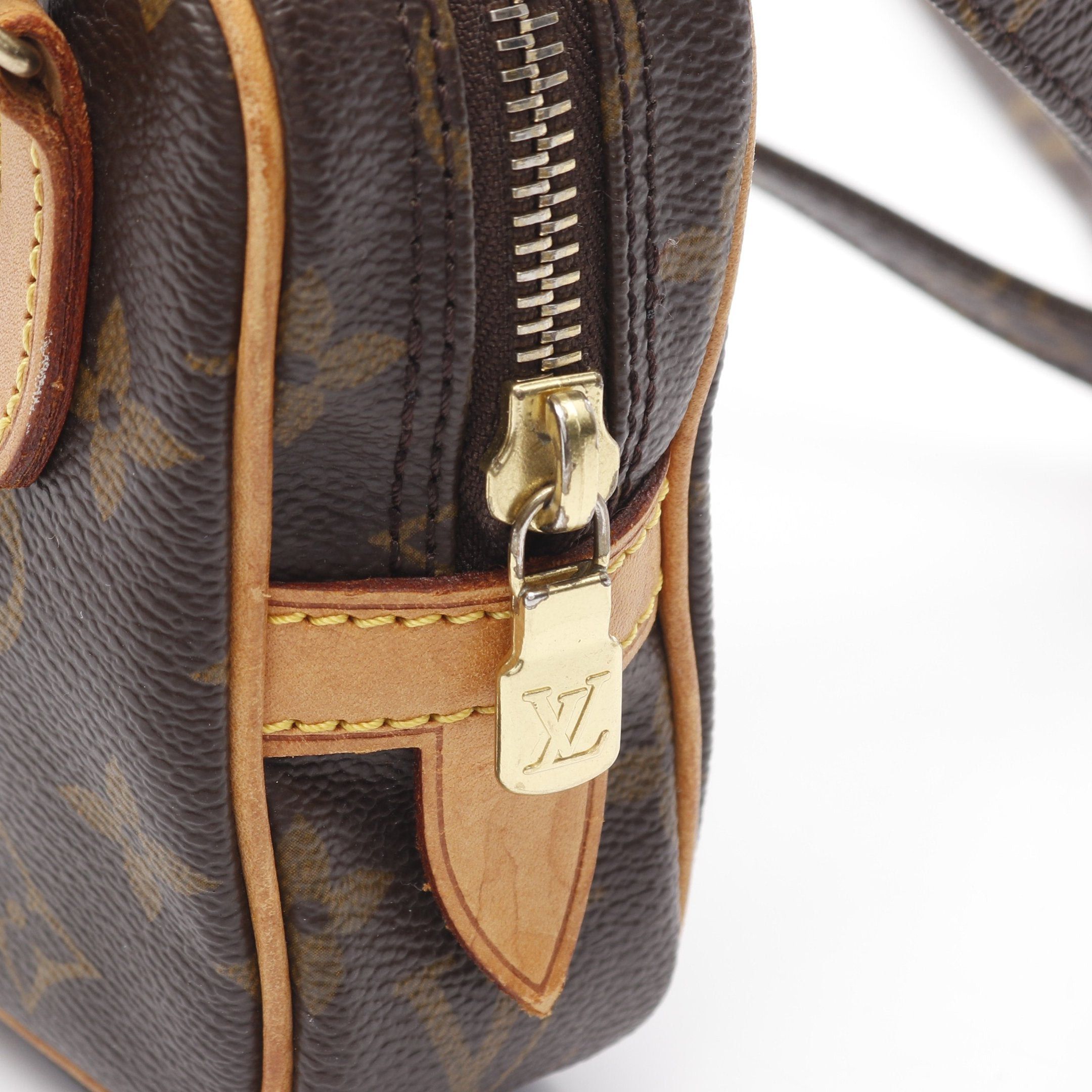 Louis Vuitton Louis Vuitton Marly Monogram Shoulder Bag Leather Brown Size ONE SIZE - 10 Thumbnail