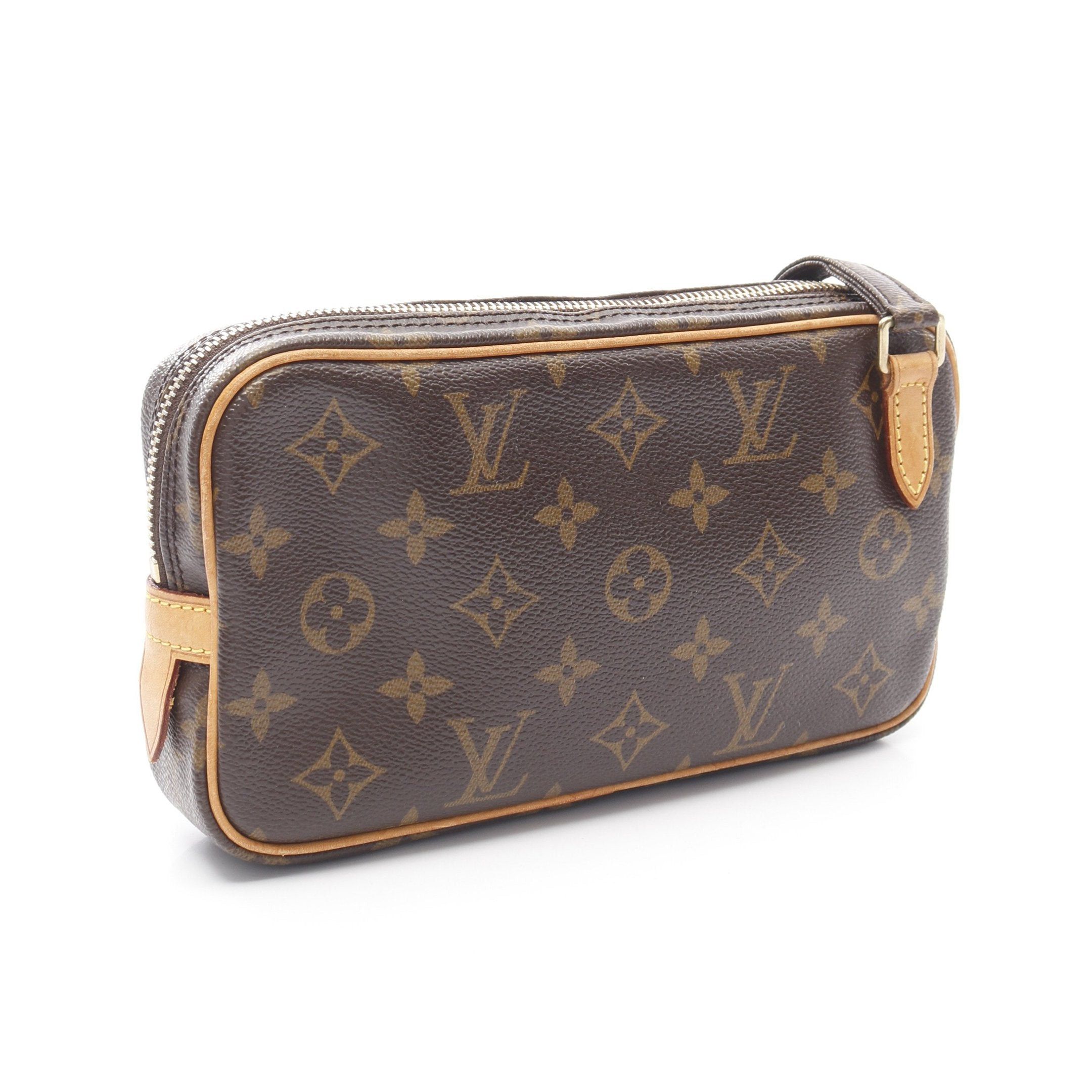 Louis Vuitton Louis Vuitton Marly Monogram Shoulder Bag Leather Brown Size ONE SIZE - 2 Thumbnail