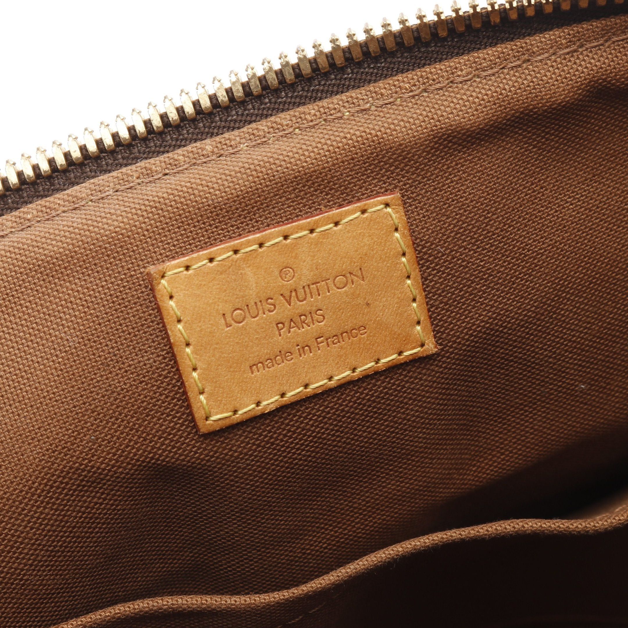 Louis Vuitton Louis Vuitton Palermo Pm Monogram Handbag Leather Brown Size ONE SIZE - 4 Thumbnail