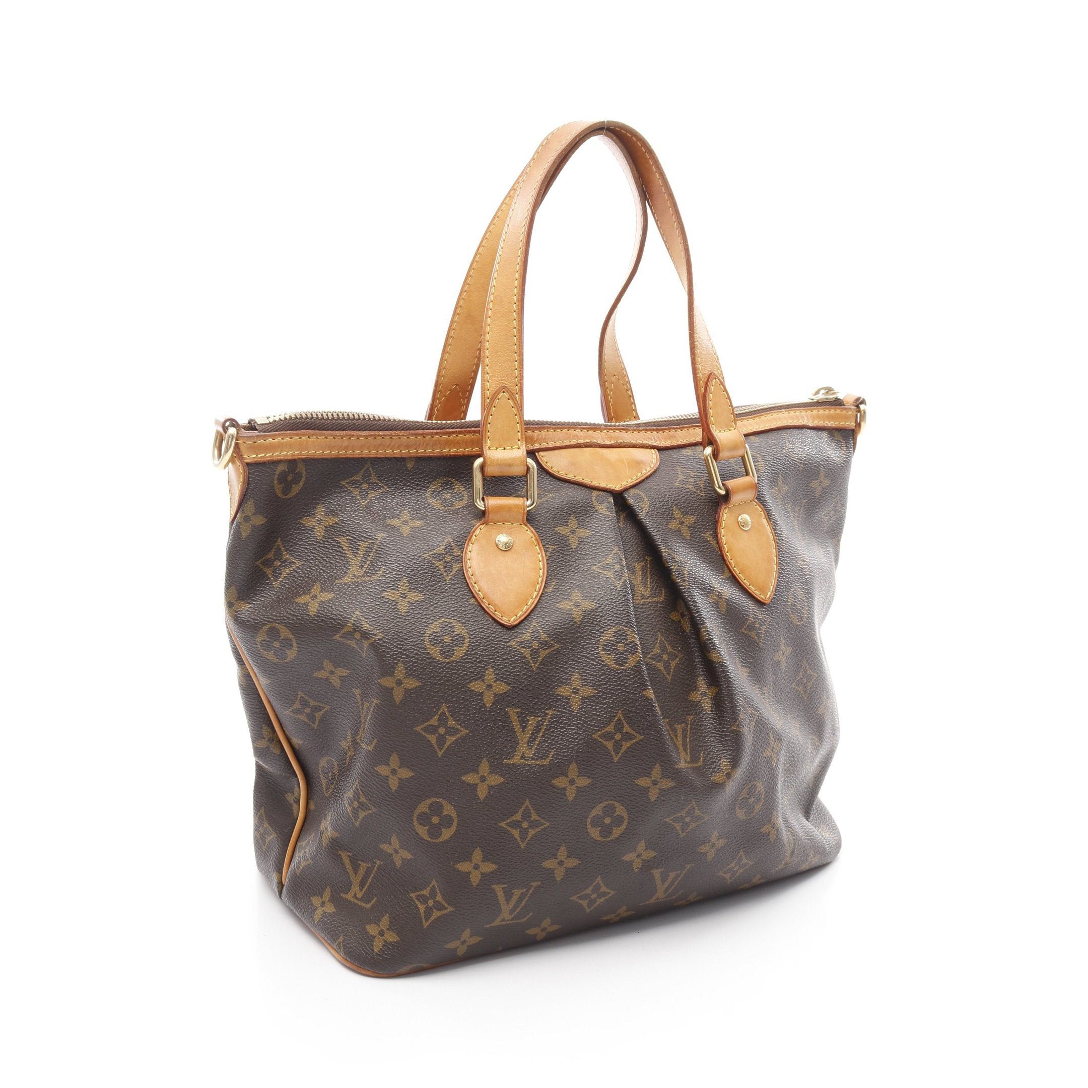Louis Vuitton Louis Vuitton Palermo Pm Monogram Handbag Leather Brown Size ONE SIZE - 2 Thumbnail