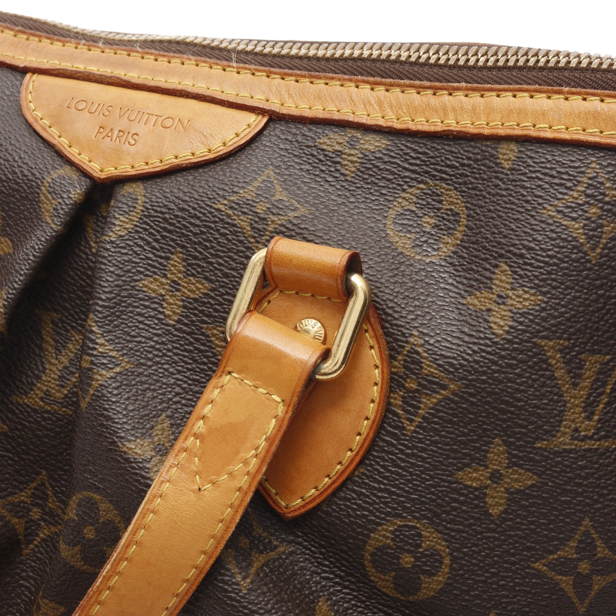 Louis Vuitton Louis Vuitton Palermo Pm Monogram Handbag Leather Brown Size ONE SIZE - 8 Thumbnail